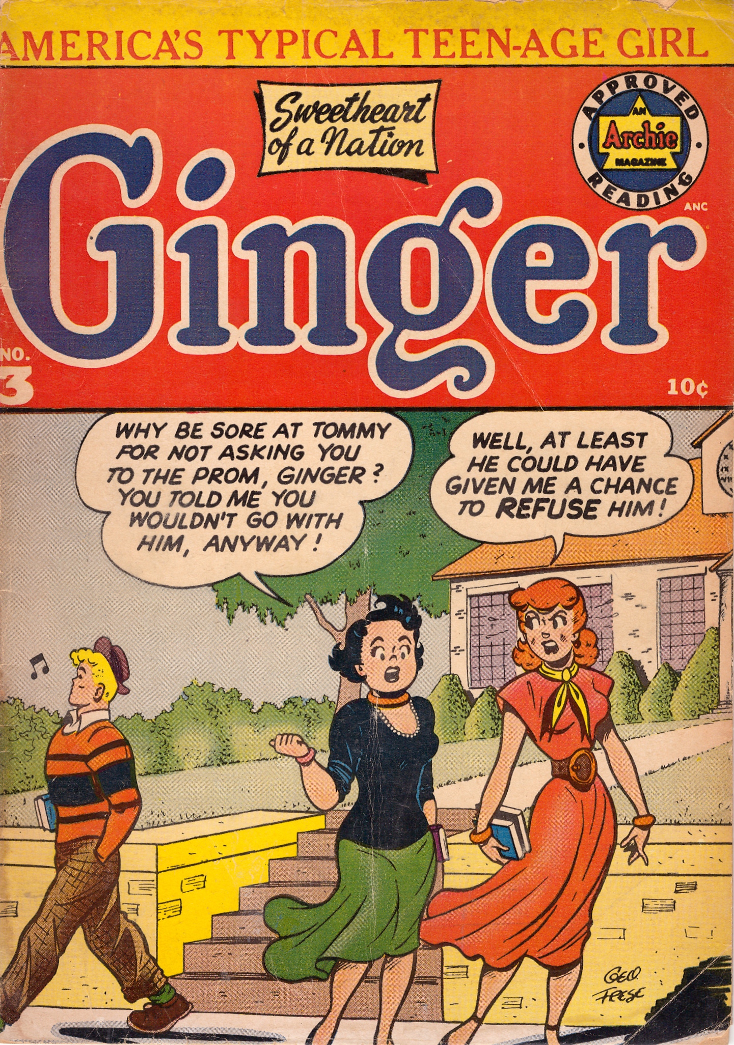 Read online Ginger comic -  Issue #3 - 1