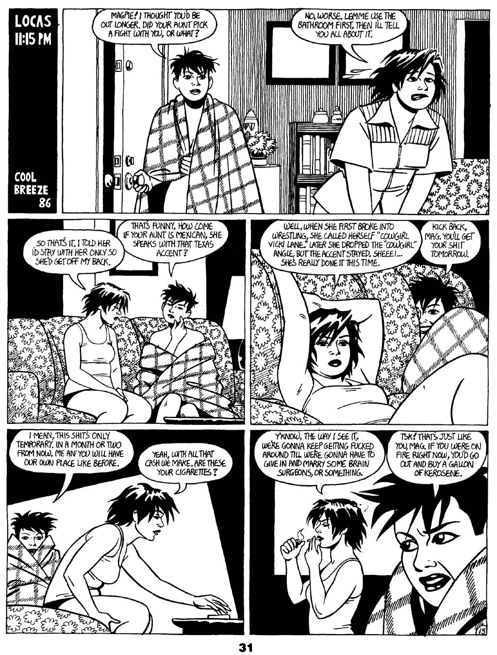 Read online Love and Rockets (1982) comic -  Issue #18 - 33