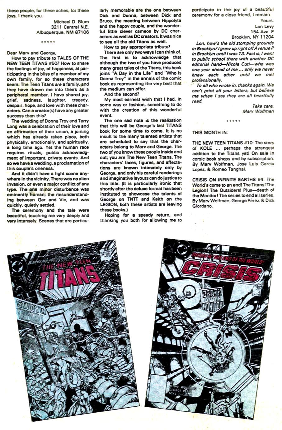 Read online Tales of the Teen Titans comic -  Issue #55 - 27