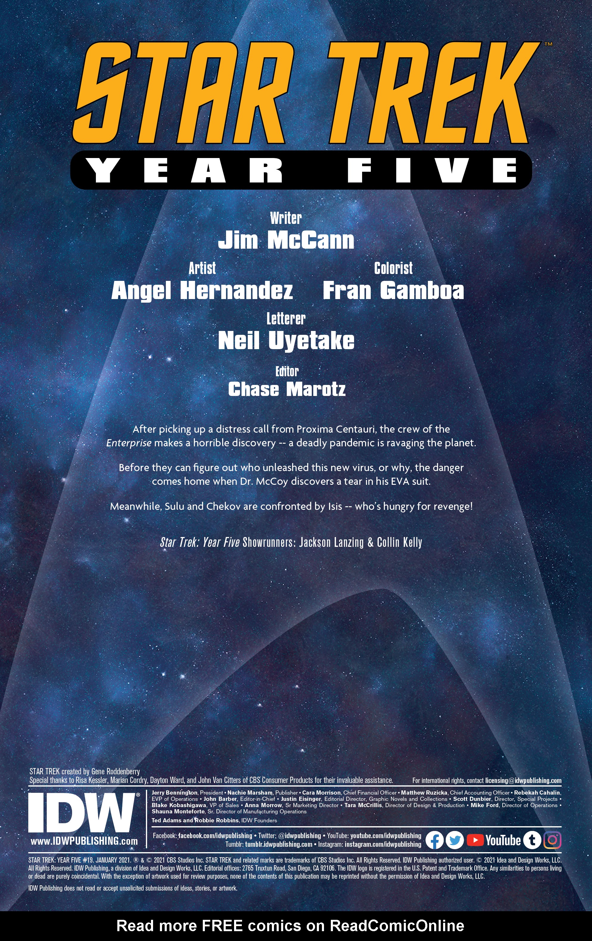 Read online Star Trek: Year Five comic -  Issue #19 - 2