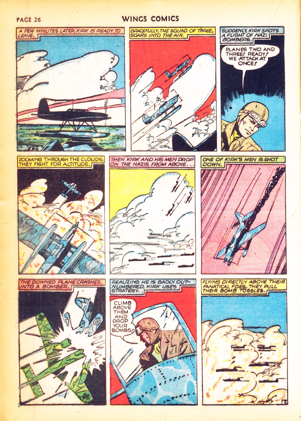 Read online Wings Comics comic -  Issue #4 - 28