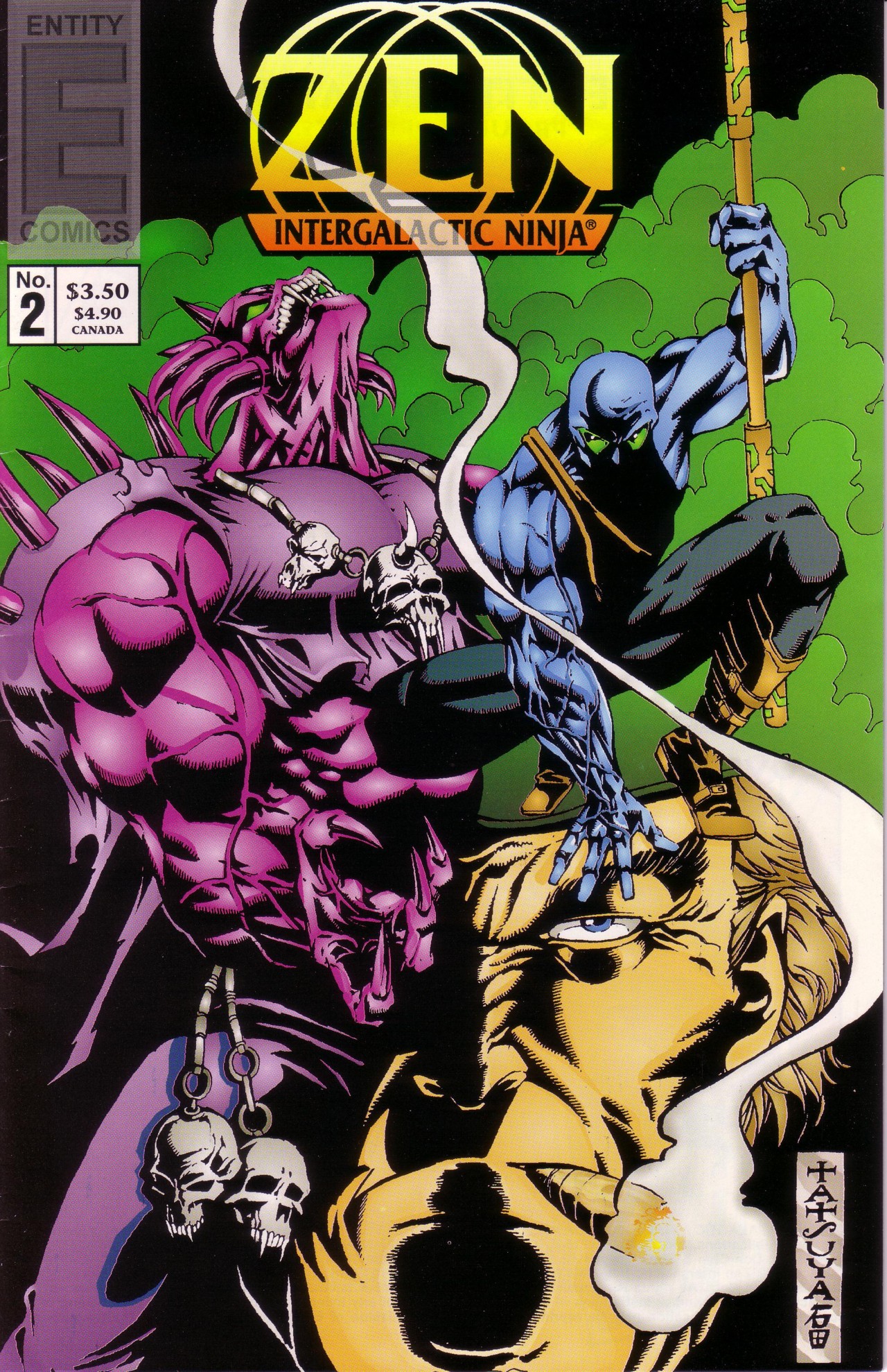 Read online Zen Intergalactic Ninja Color comic -  Issue #2 - 1