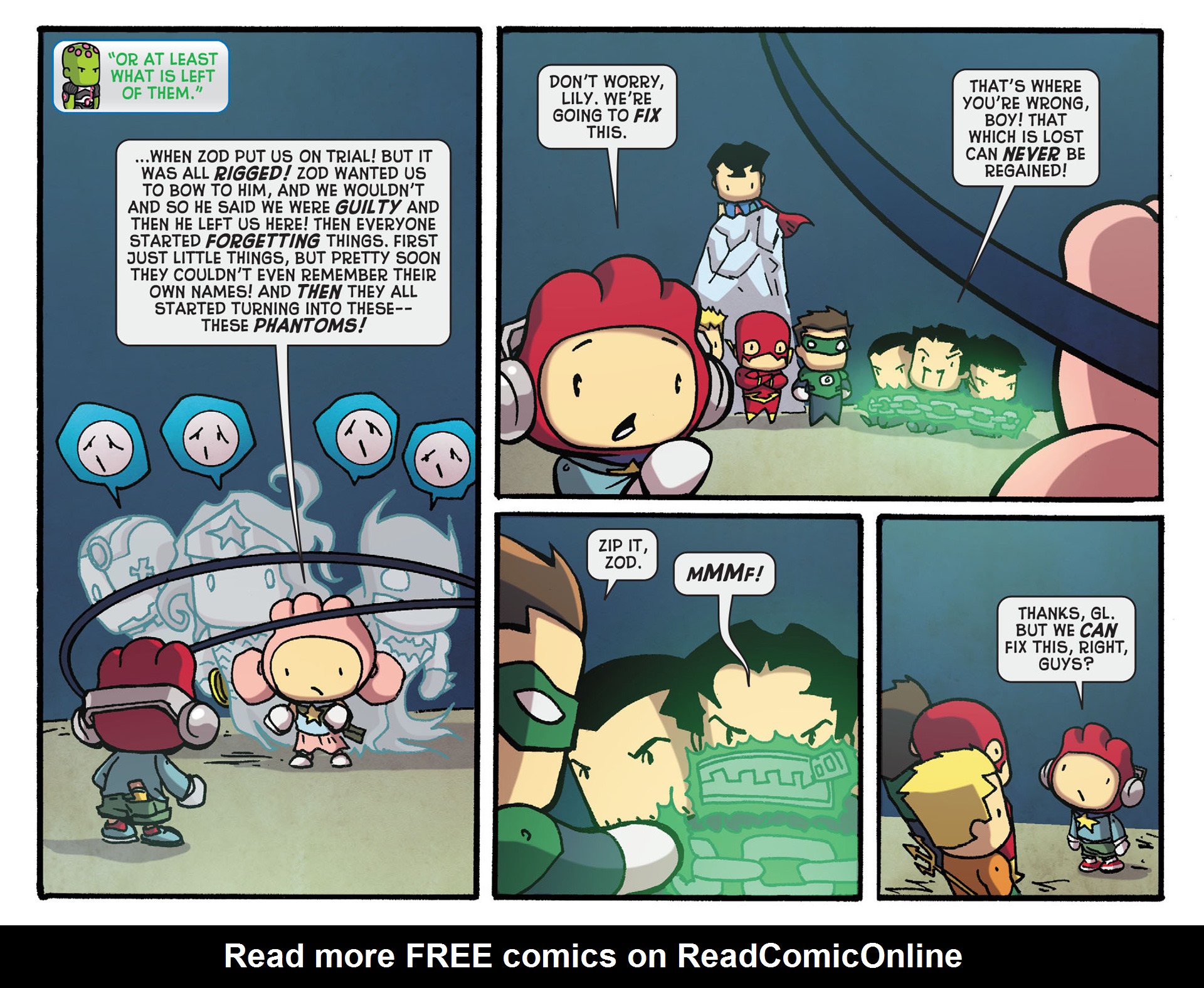 Read online Scribblenauts Unmasked: A Crisis of Imagination comic -  Issue #11 - 13