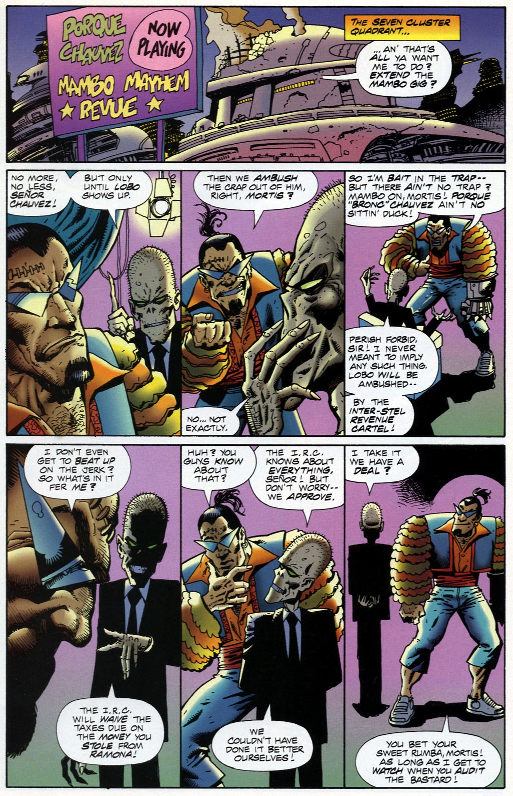 Read online Lobo: Death and Taxes comic -  Issue #3 - 2