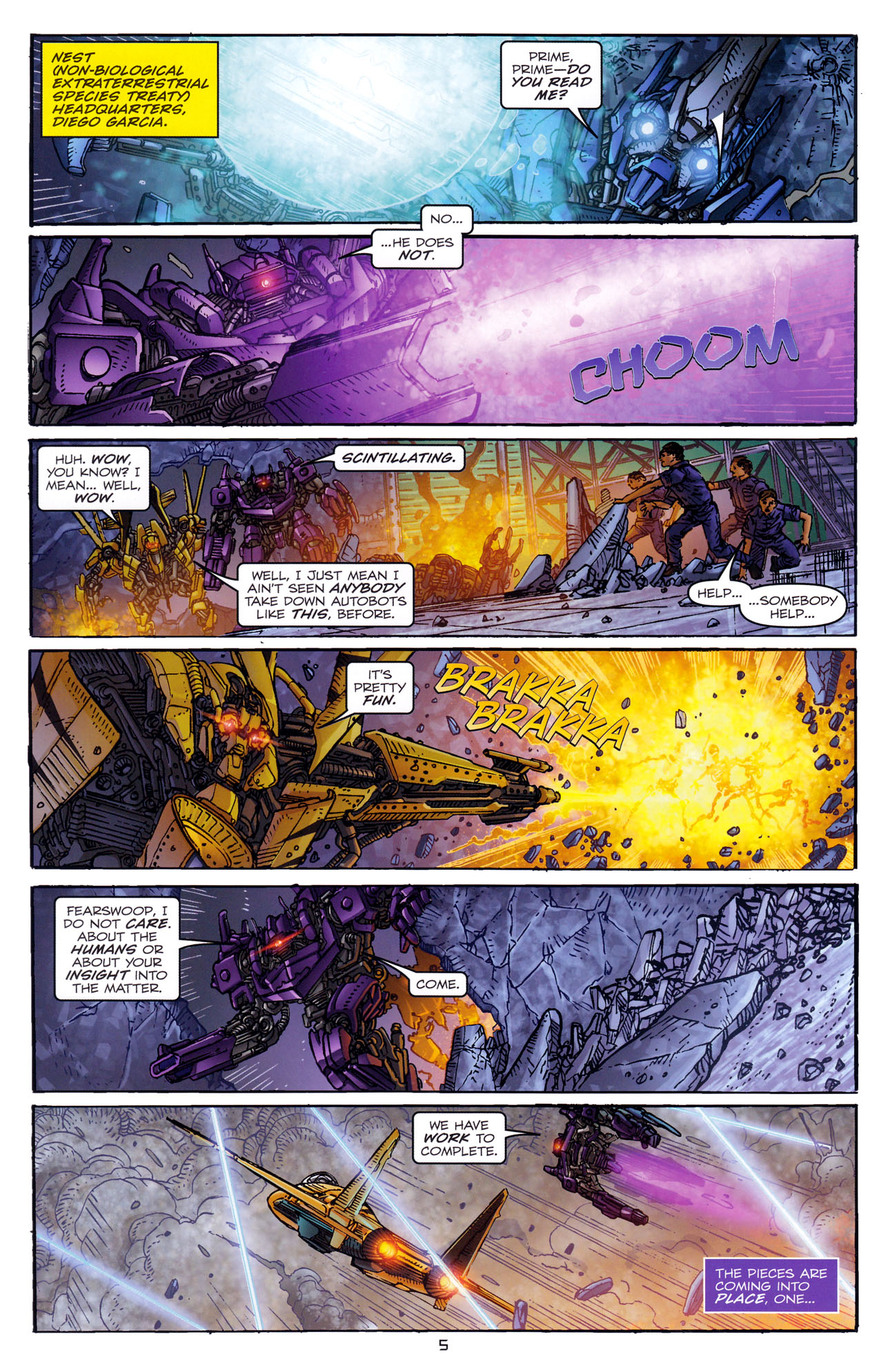 Read online Transformers: Dark of the Moon Rising Storm comic -  Issue #4 - 6