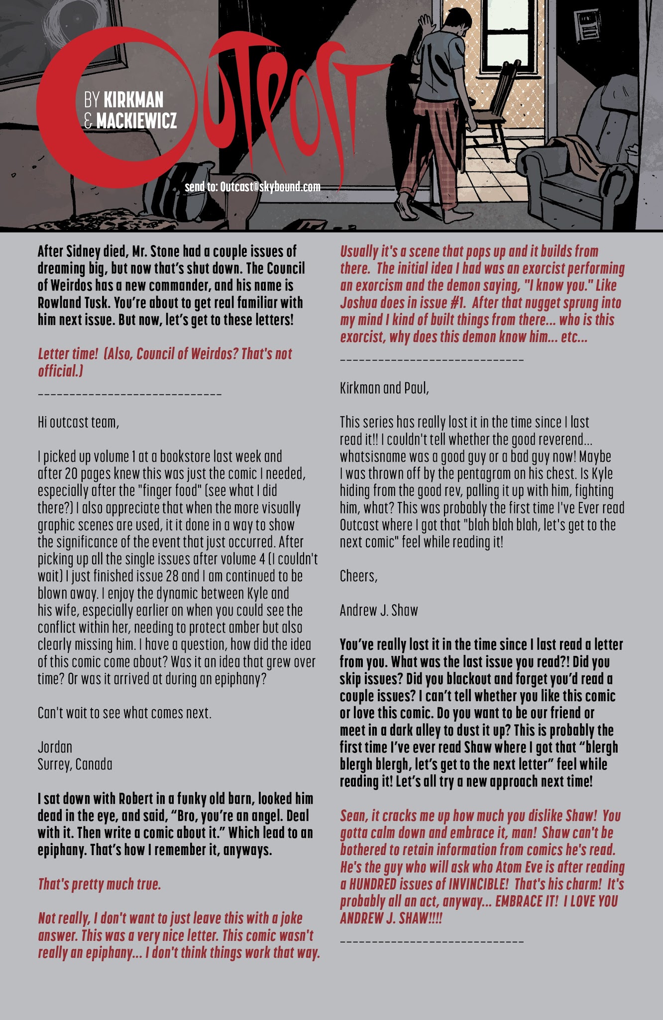 Read online Outcast by Kirkman & Azaceta comic -  Issue #30 - 23