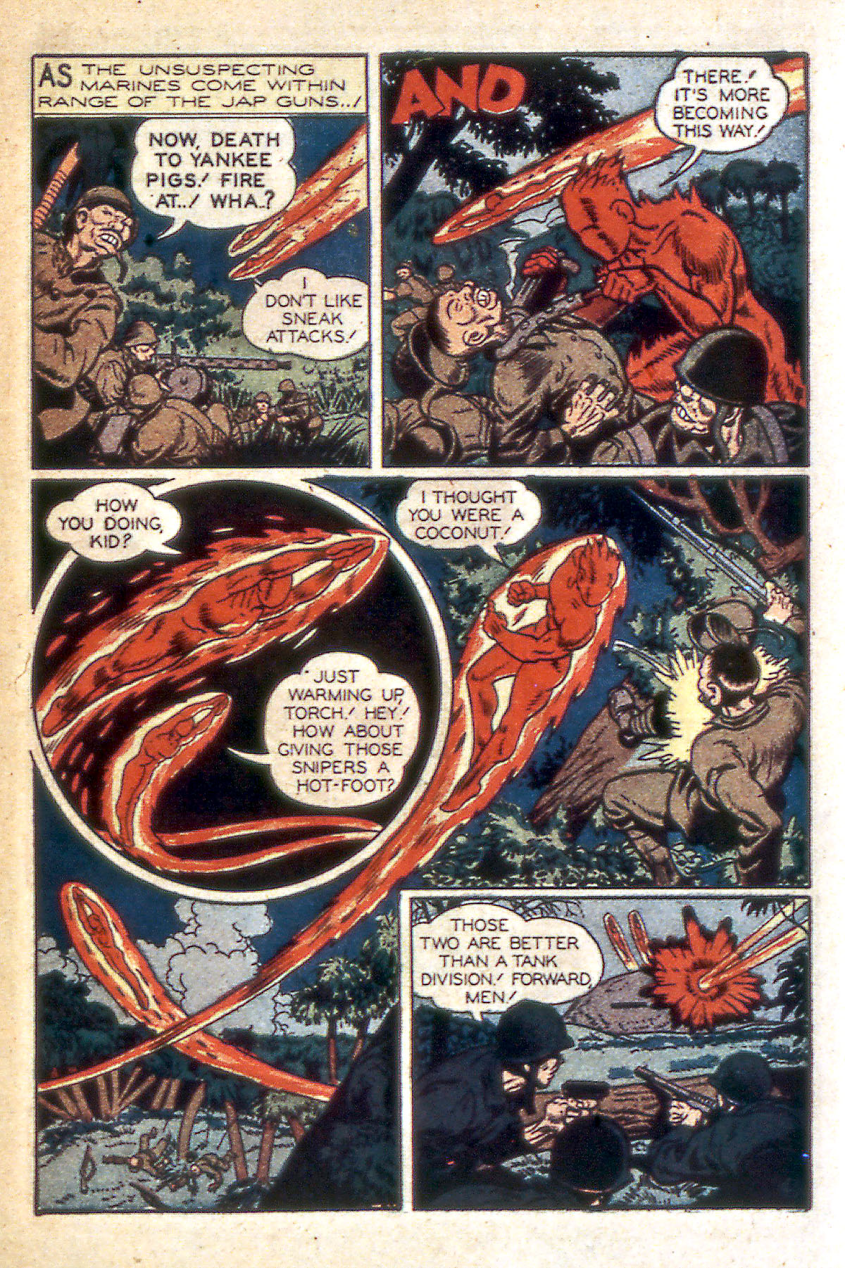 Read online The Human Torch (1940) comic -  Issue #16 - 7