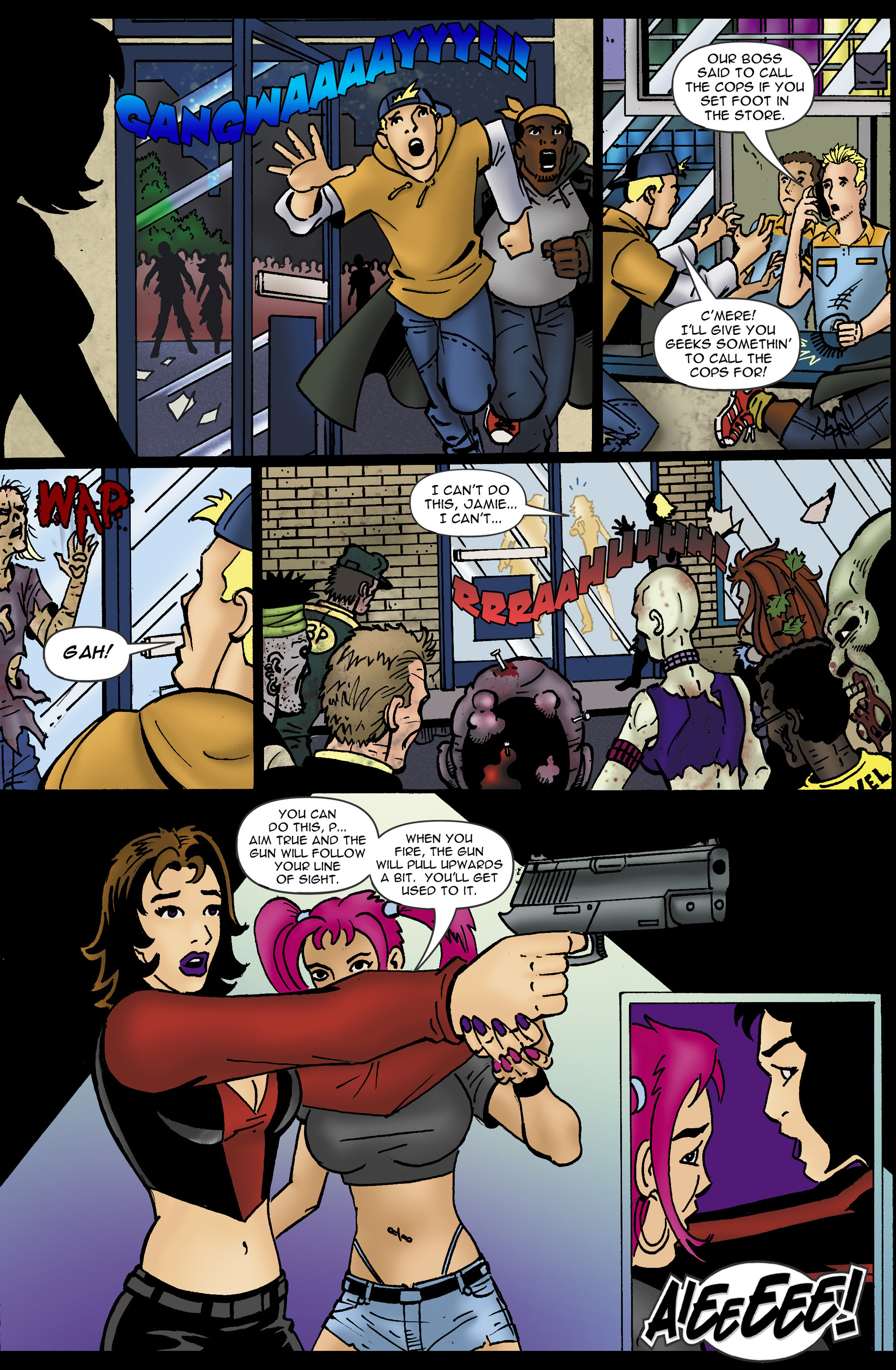 Read online Chaos Campus: Sorority Girls Vs. Zombies comic -  Issue #3 - 14