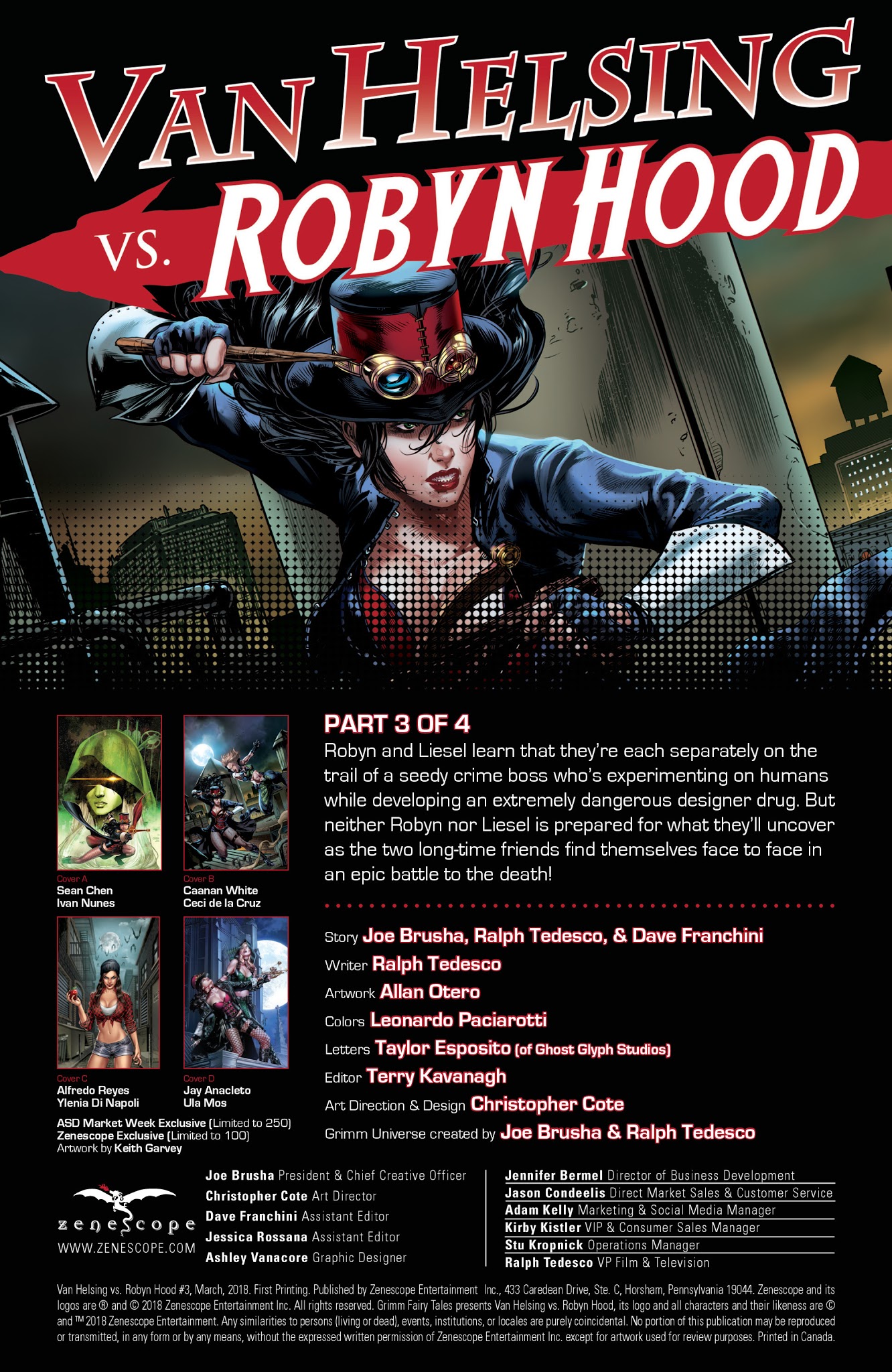 Read online Van Helsing vs. Robyn Hood comic -  Issue #3 - 2