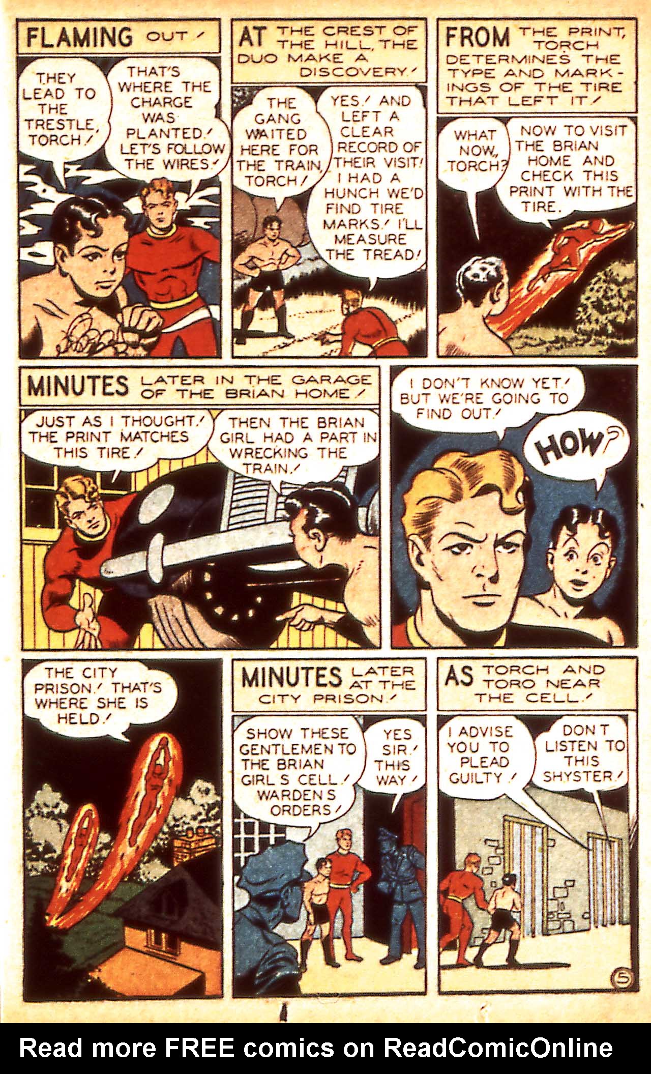 Read online The Human Torch (1940) comic -  Issue #17 - 20