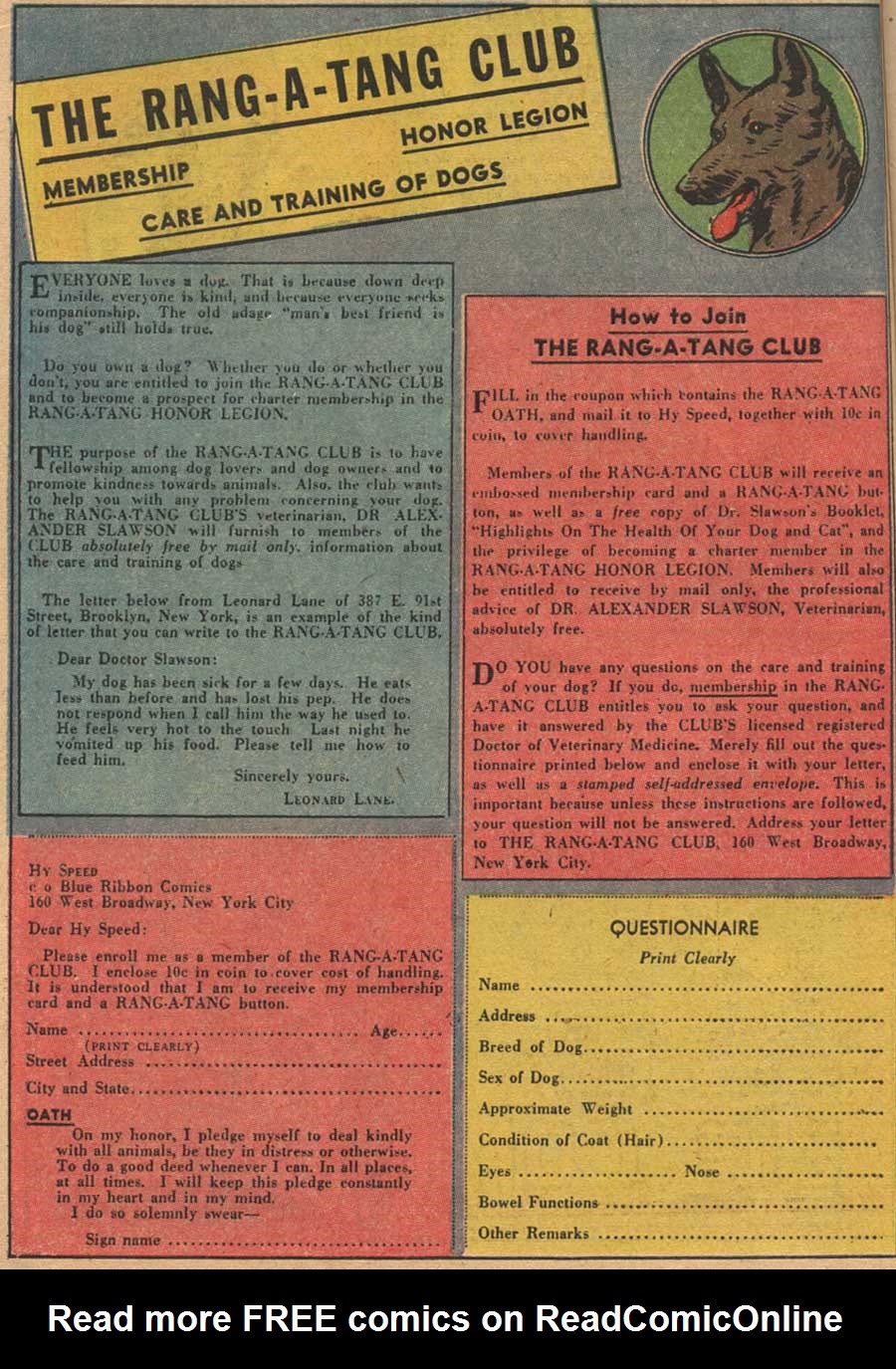Read online Blue Ribbon Comics (1939) comic -  Issue #7 - 14