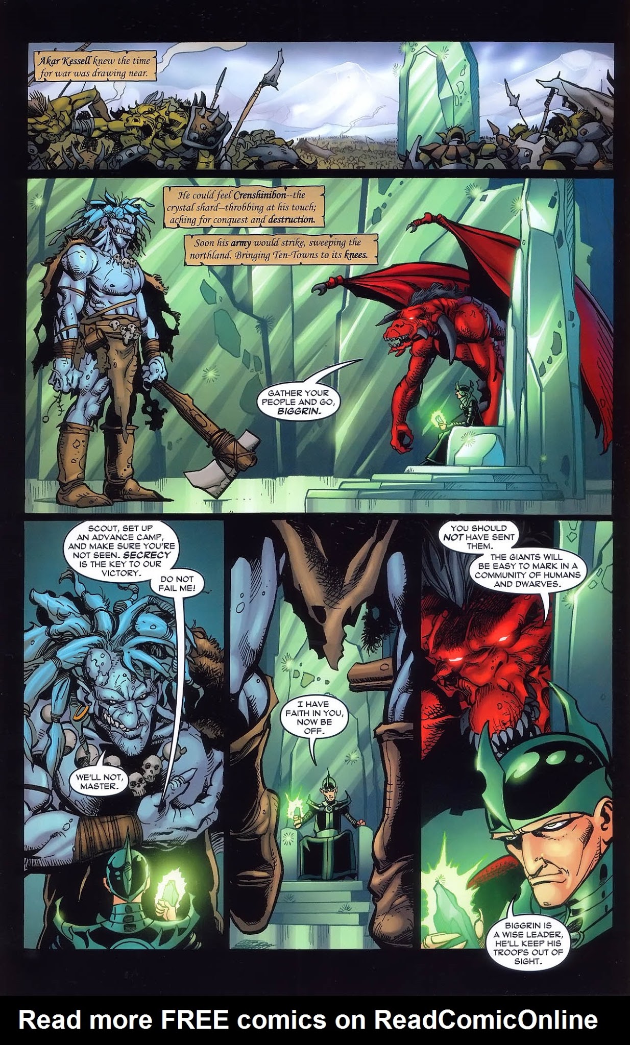 Read online Forgotten Realms: The Crystal Shard comic -  Issue #2 - 6