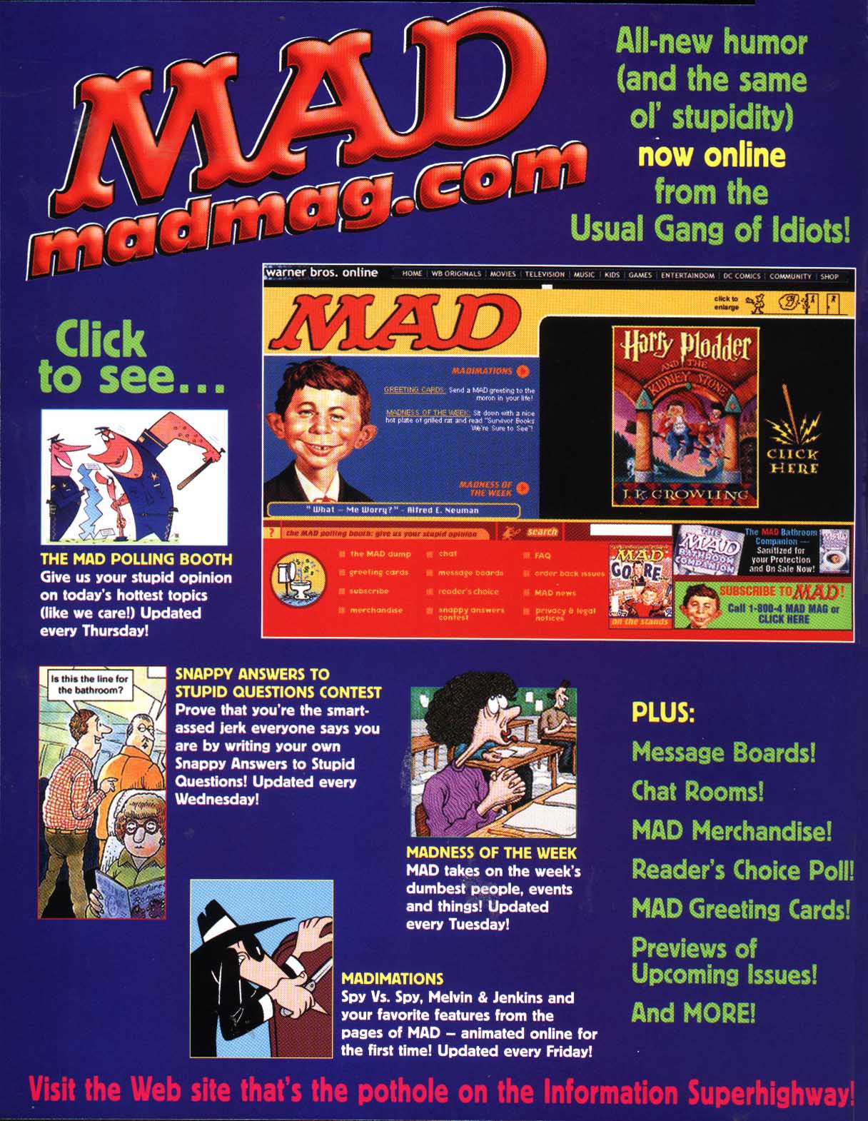 Read online MAD comic -  Issue #398 - 2