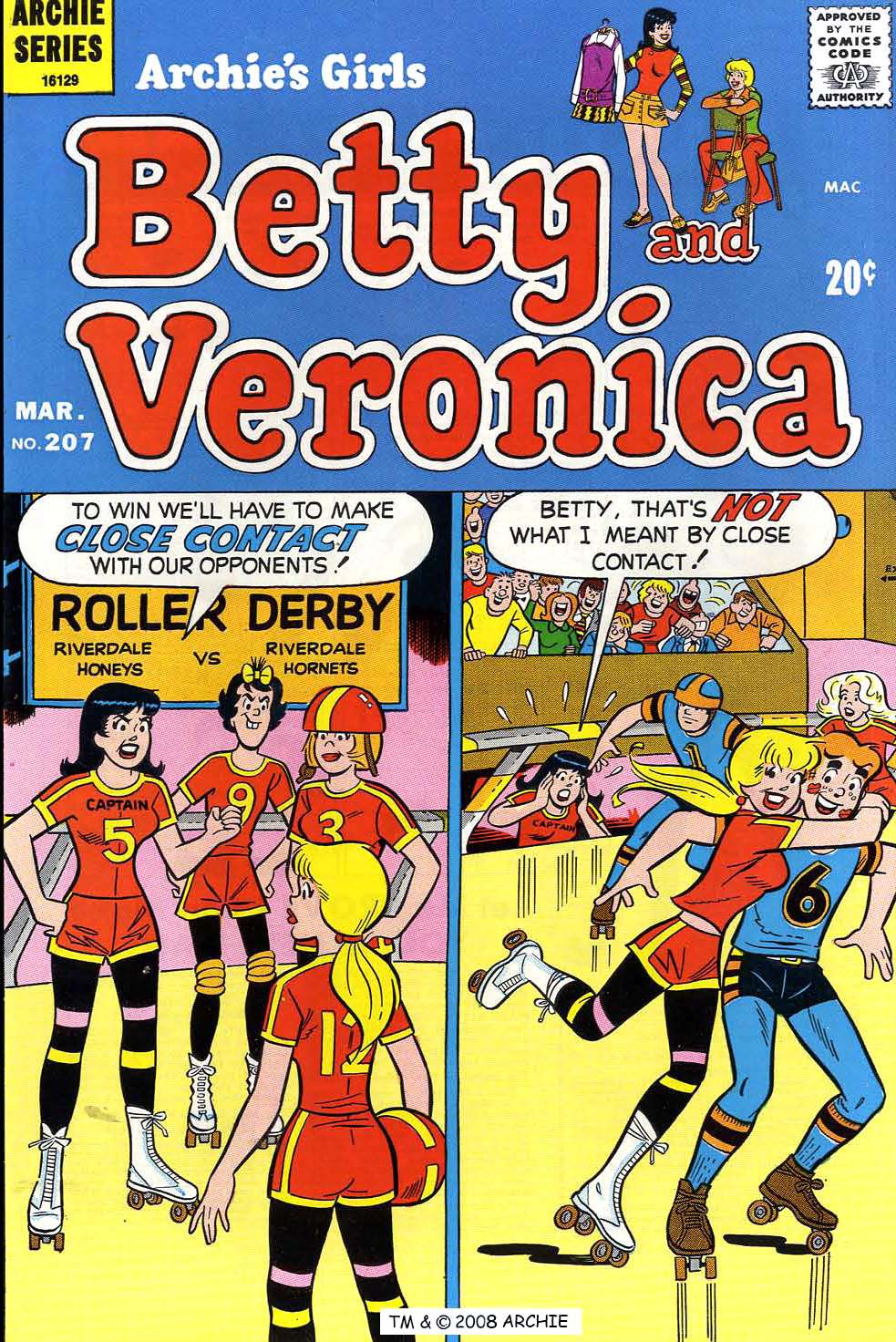 Read online Archie's Girls Betty and Veronica comic -  Issue #207 - 1