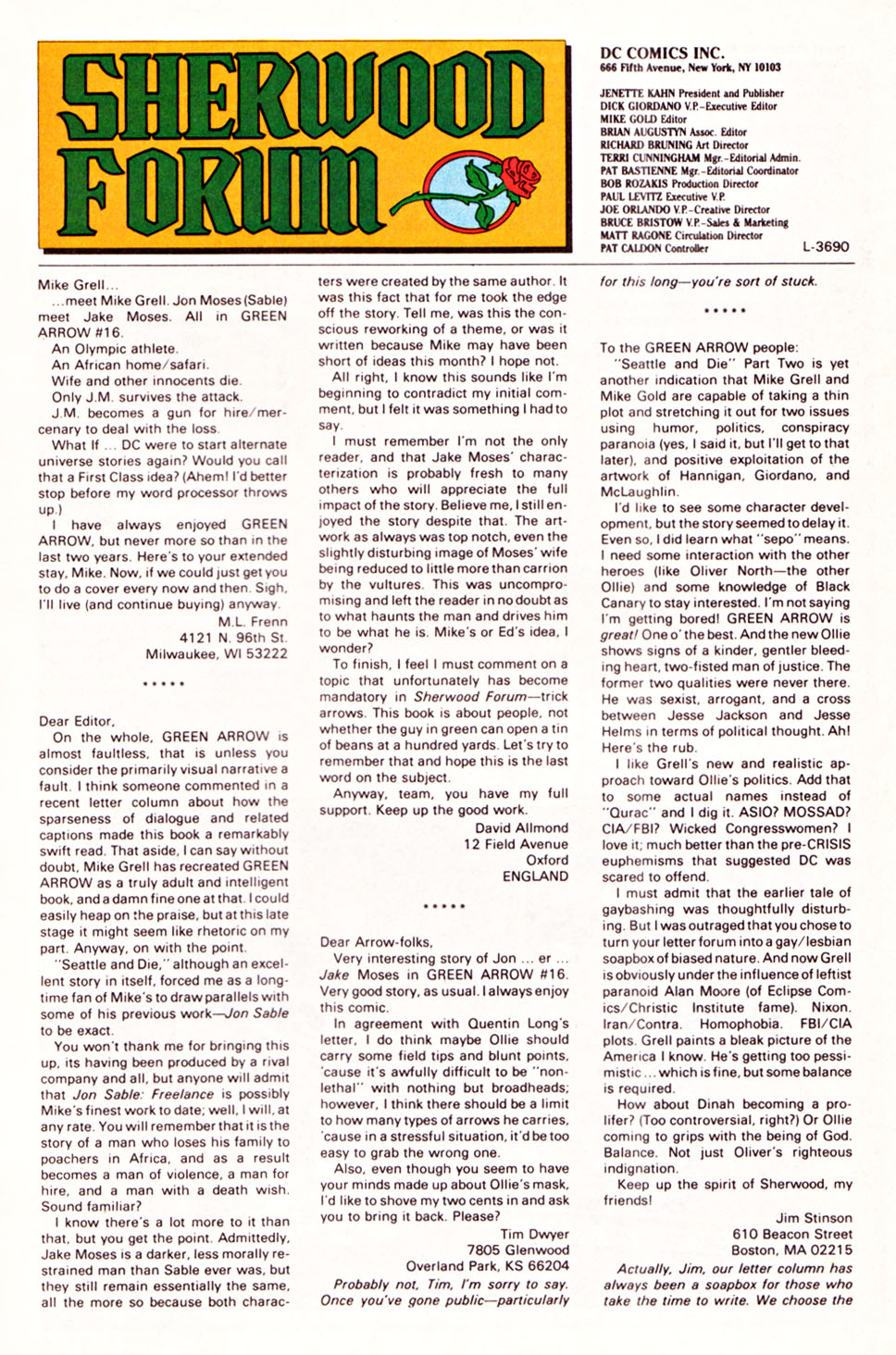 Read online Green Arrow (1988) comic -  Issue #20 - 26
