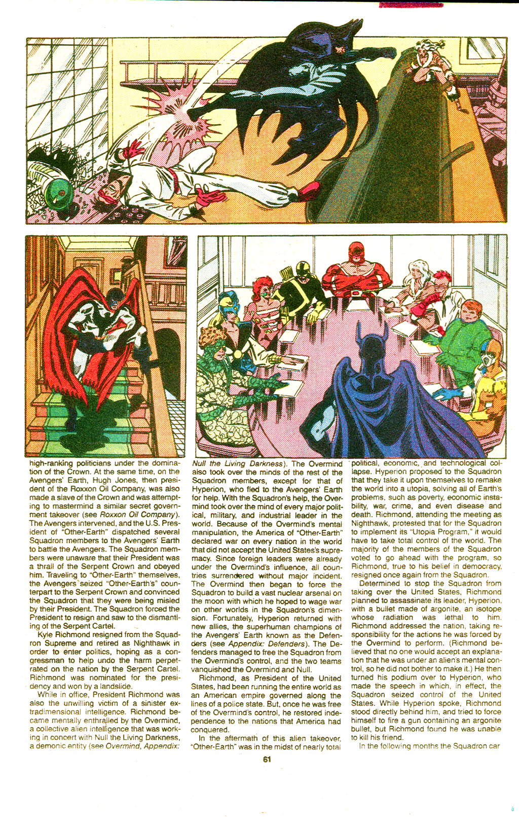 Read online The Official Handbook of the Marvel Universe Deluxe Edition comic -  Issue #18 - 62