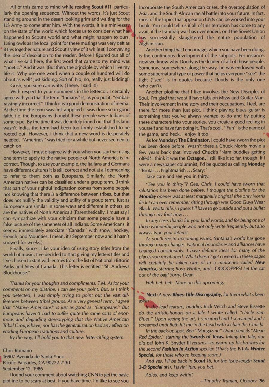 Read online Scout comic -  Issue #14 - 22