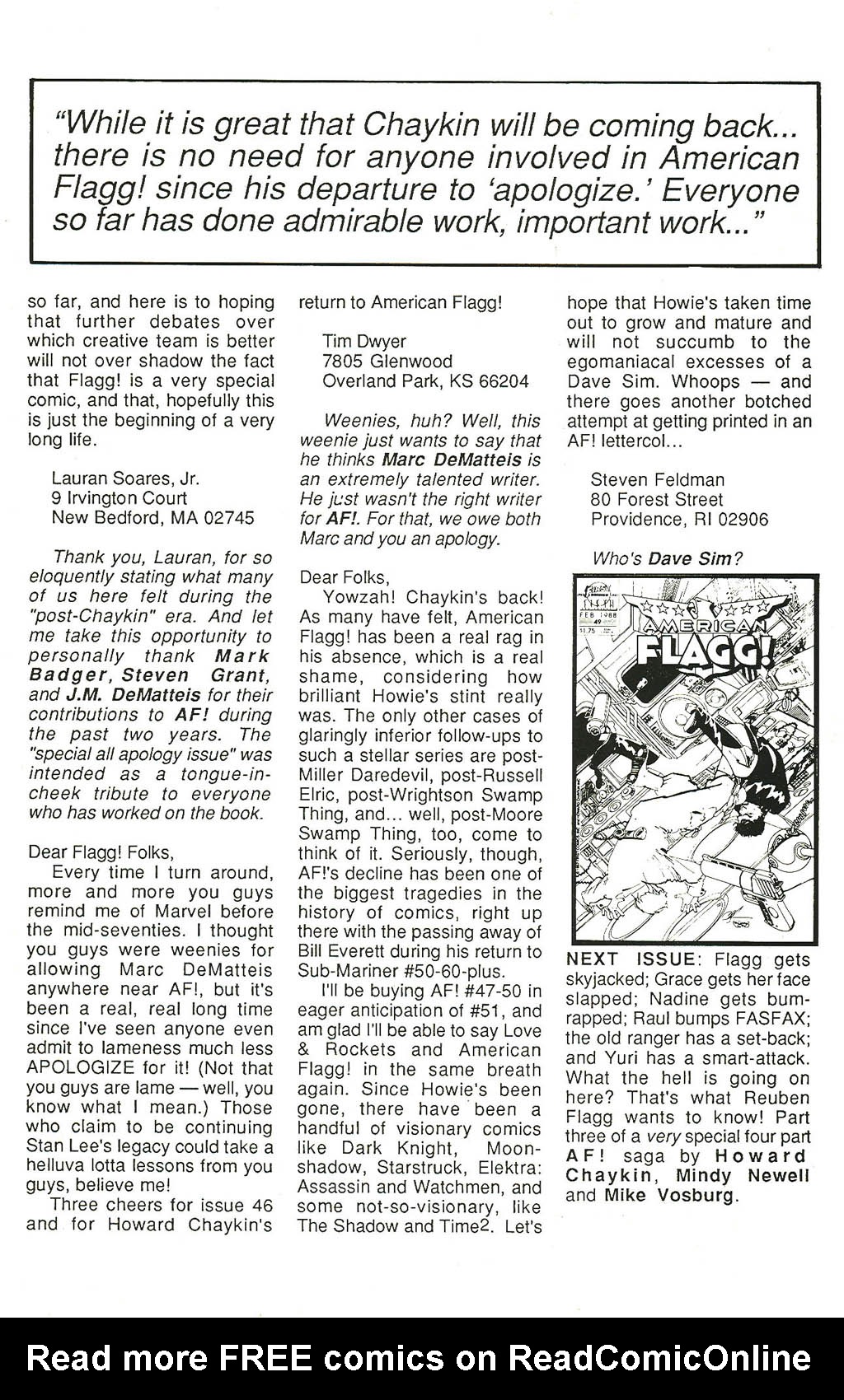 Read online American Flagg! comic -  Issue #48 - 34