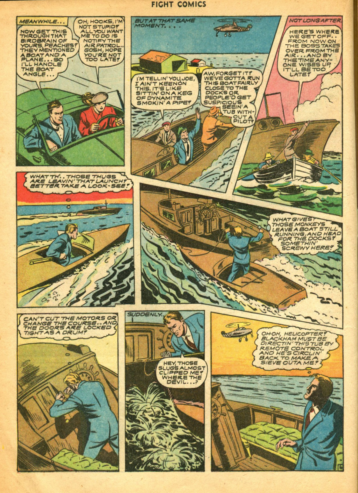 Read online Fight Comics comic -  Issue #28 - 28