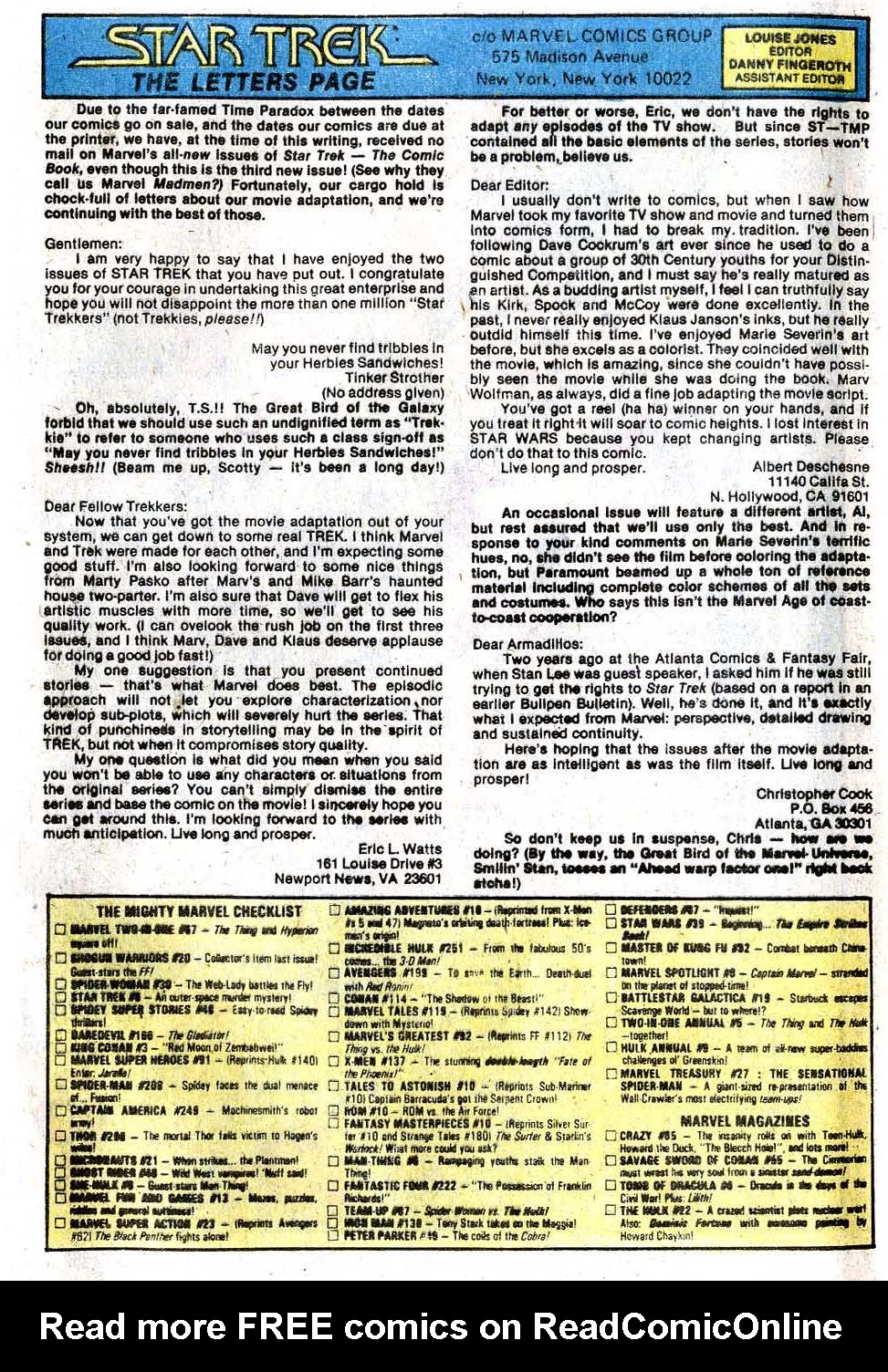 Read online Star Trek (1980) comic -  Issue #6 - 32