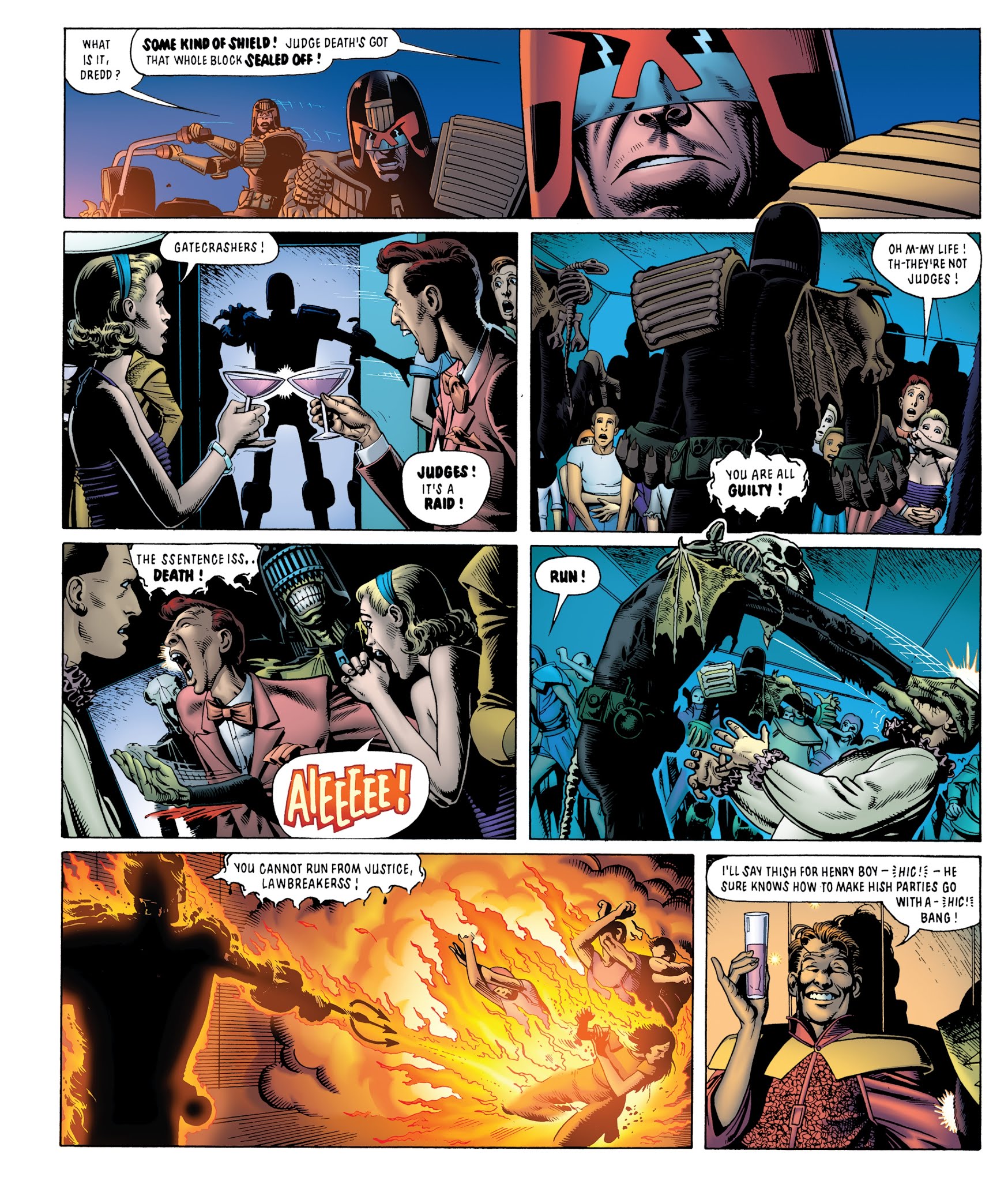 Read online Judge Dredd Classics: The Dark Judges comic -  Issue # TPB - 31