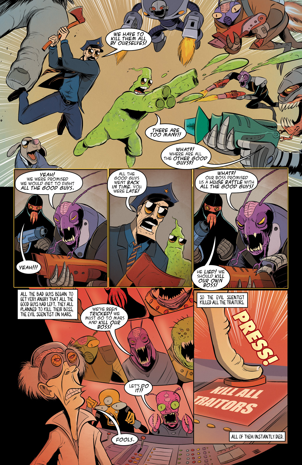 Read online Axe Cop: President of the World comic -  Issue #2 - 5