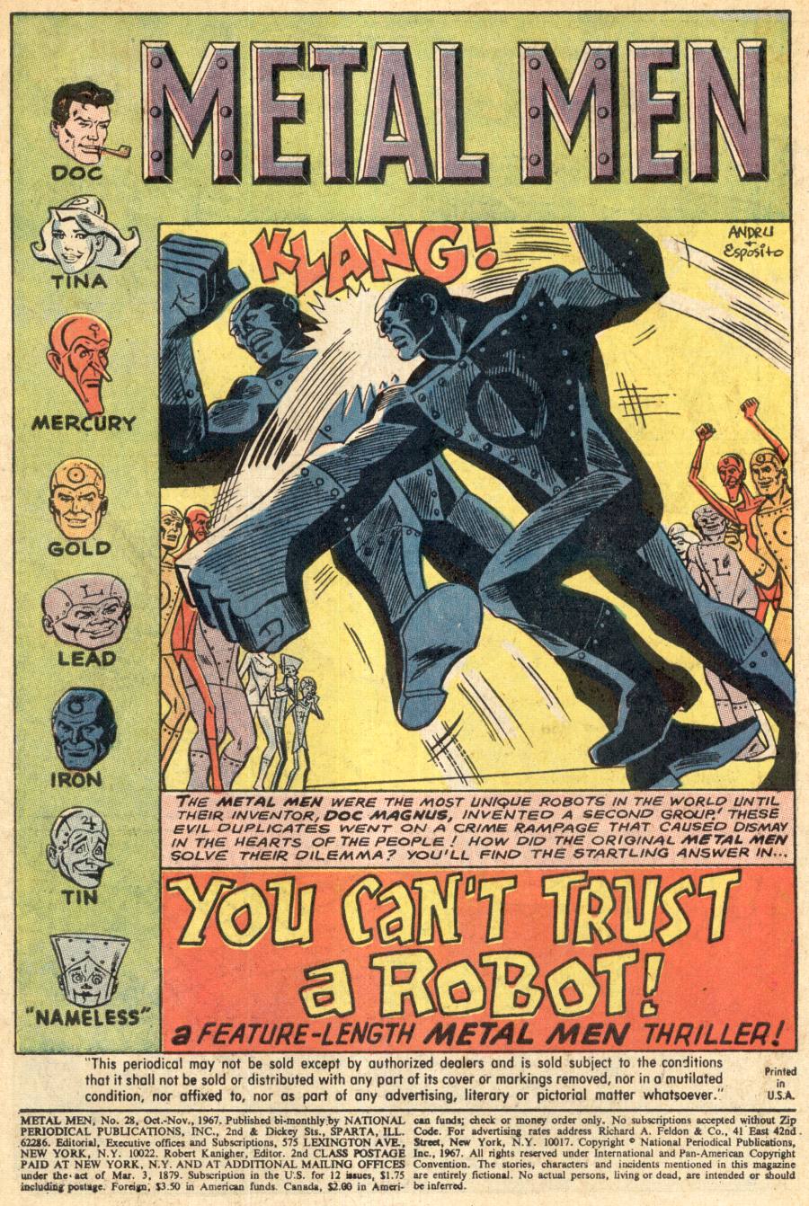 Metal Men (1963) Issue #28 #28 - English 3