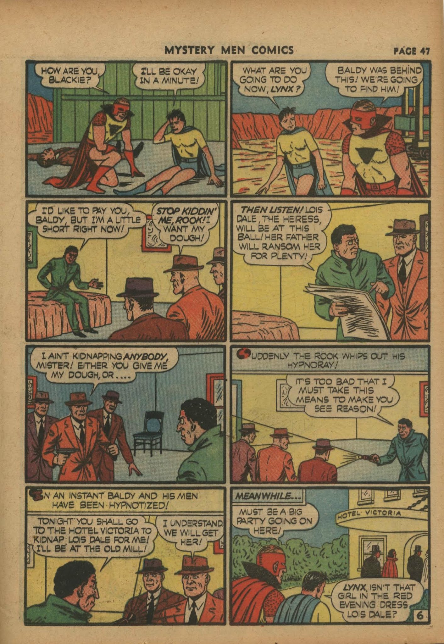 Read online Mystery Men Comics comic -  Issue #20 - 49