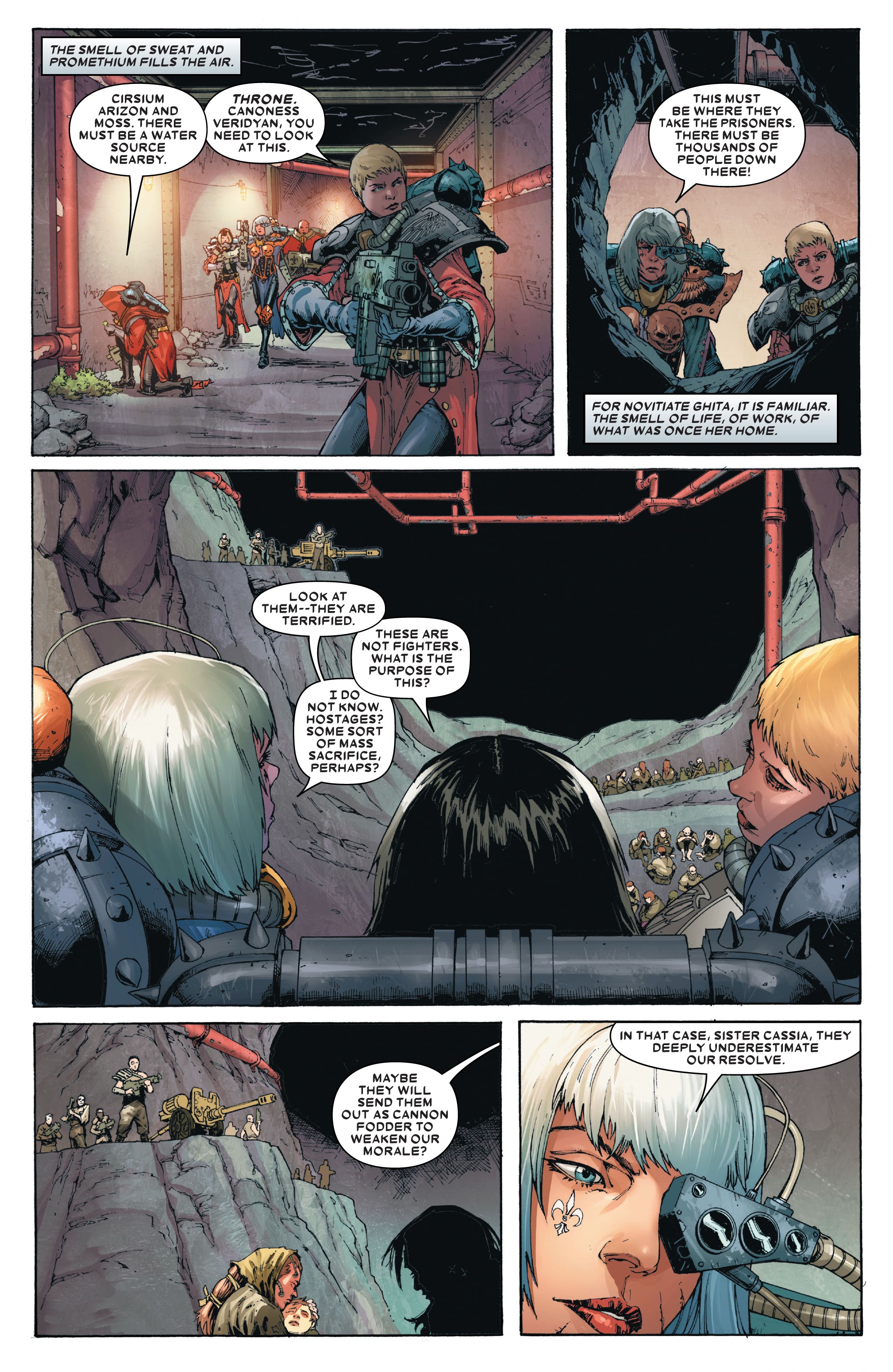 Read online Warhammer 40,000: Sisters Of Battle comic -  Issue #3 - 19