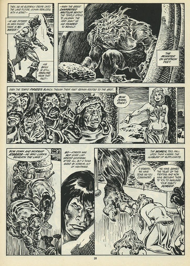 Read online The Savage Sword Of Conan comic -  Issue #198 - 33