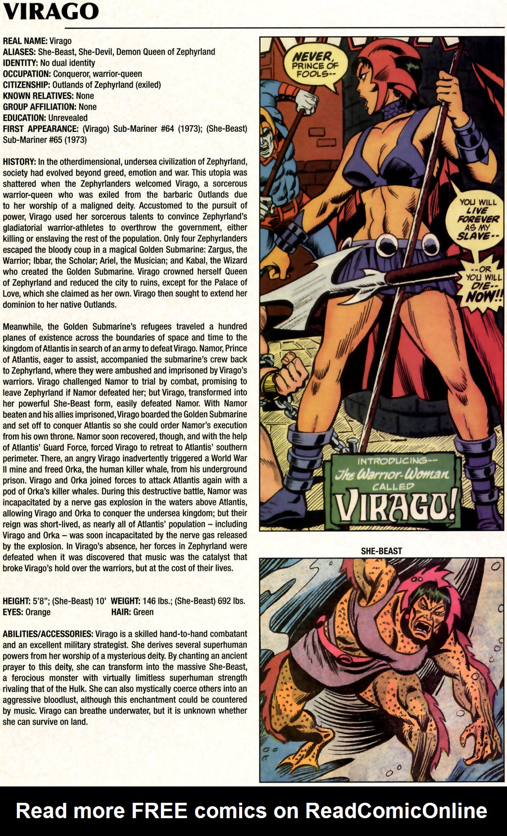 Read online Marvel Legacy: The 1970's Handbook comic -  Issue # Full - 62