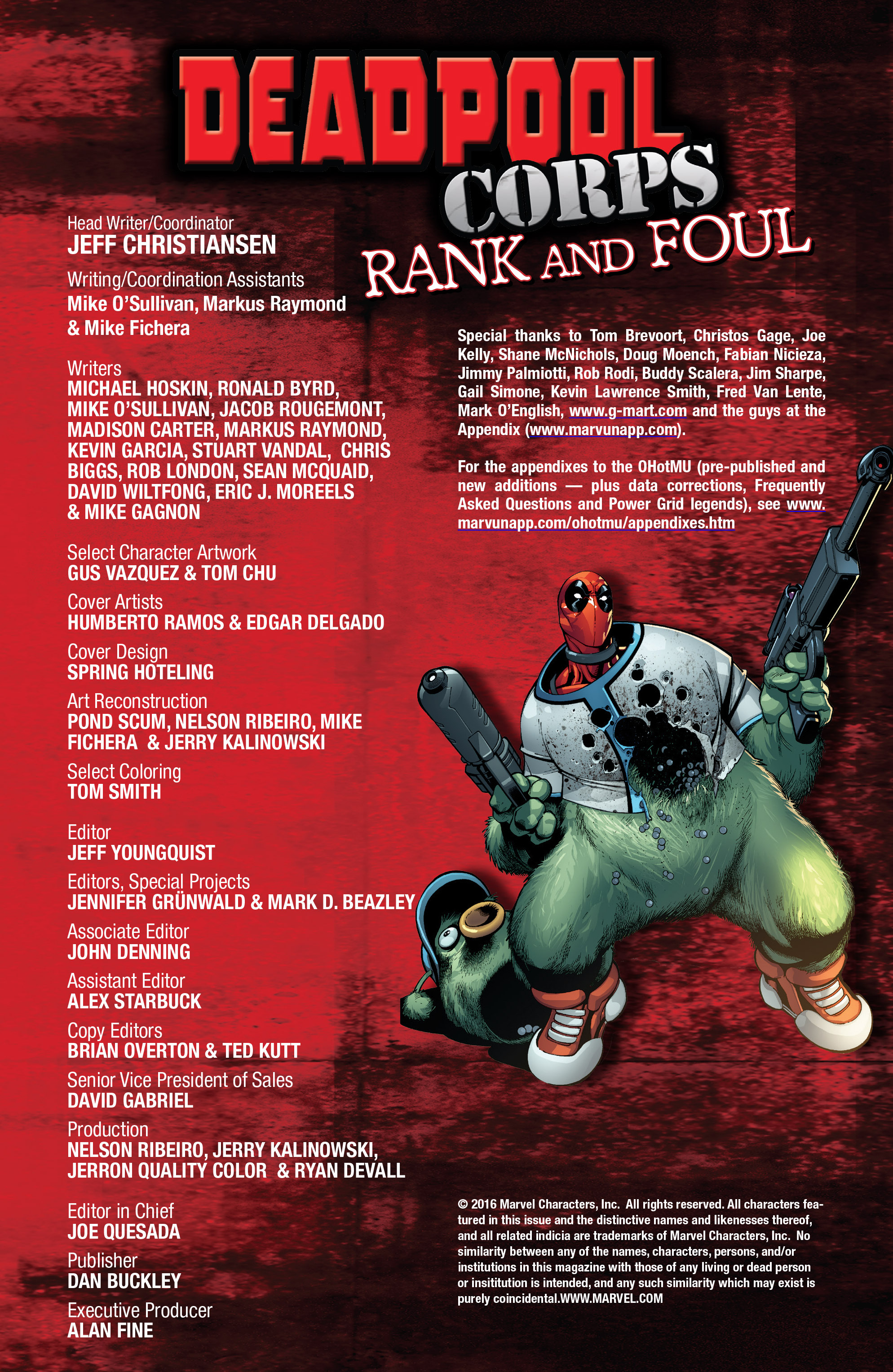 Read online Deadpool Corps: Rank and Foul comic -  Issue # Full - 2