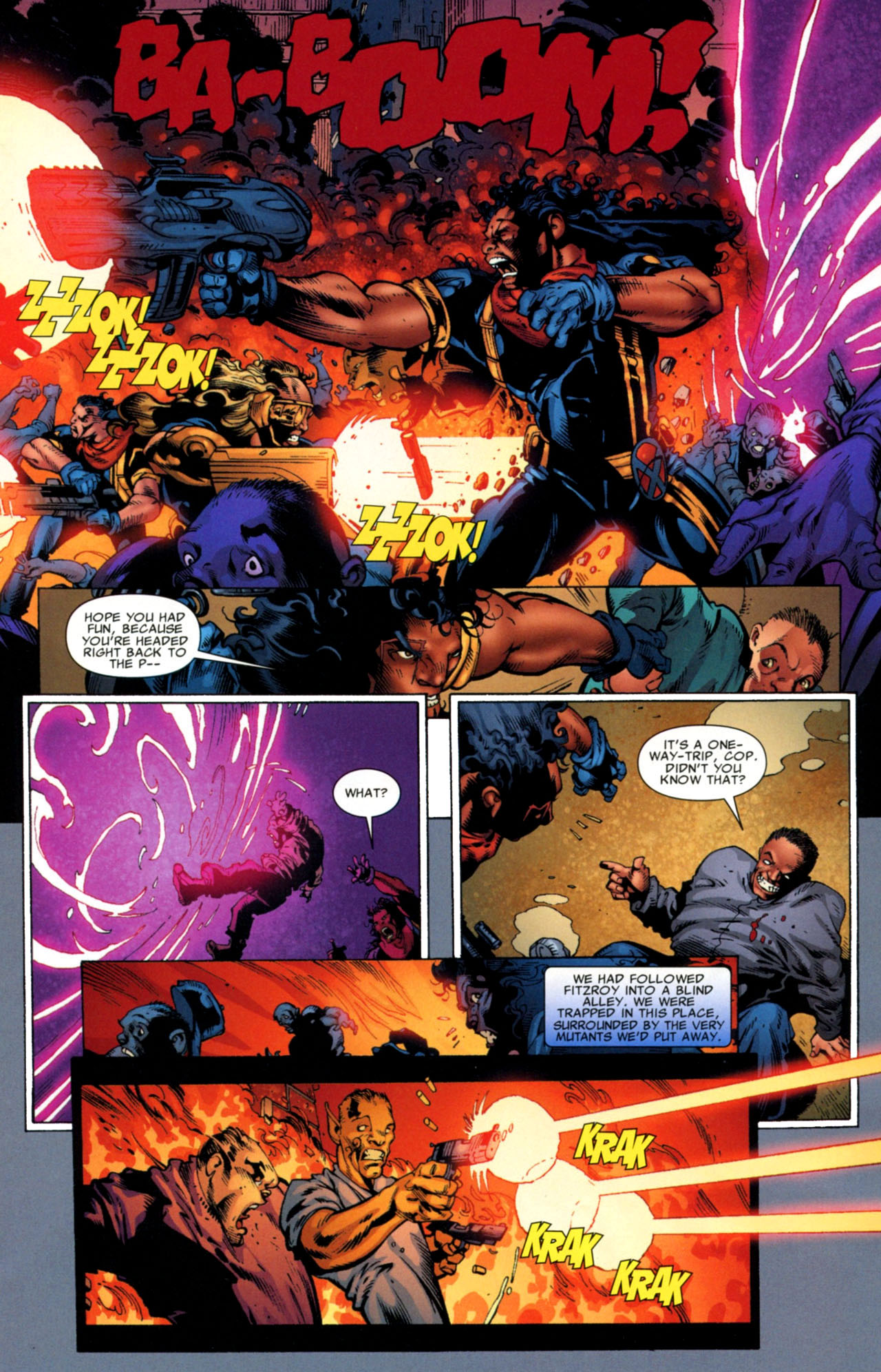Read online X-Men: The Times and Life of Lucas Bishop comic -  Issue #3 - 12