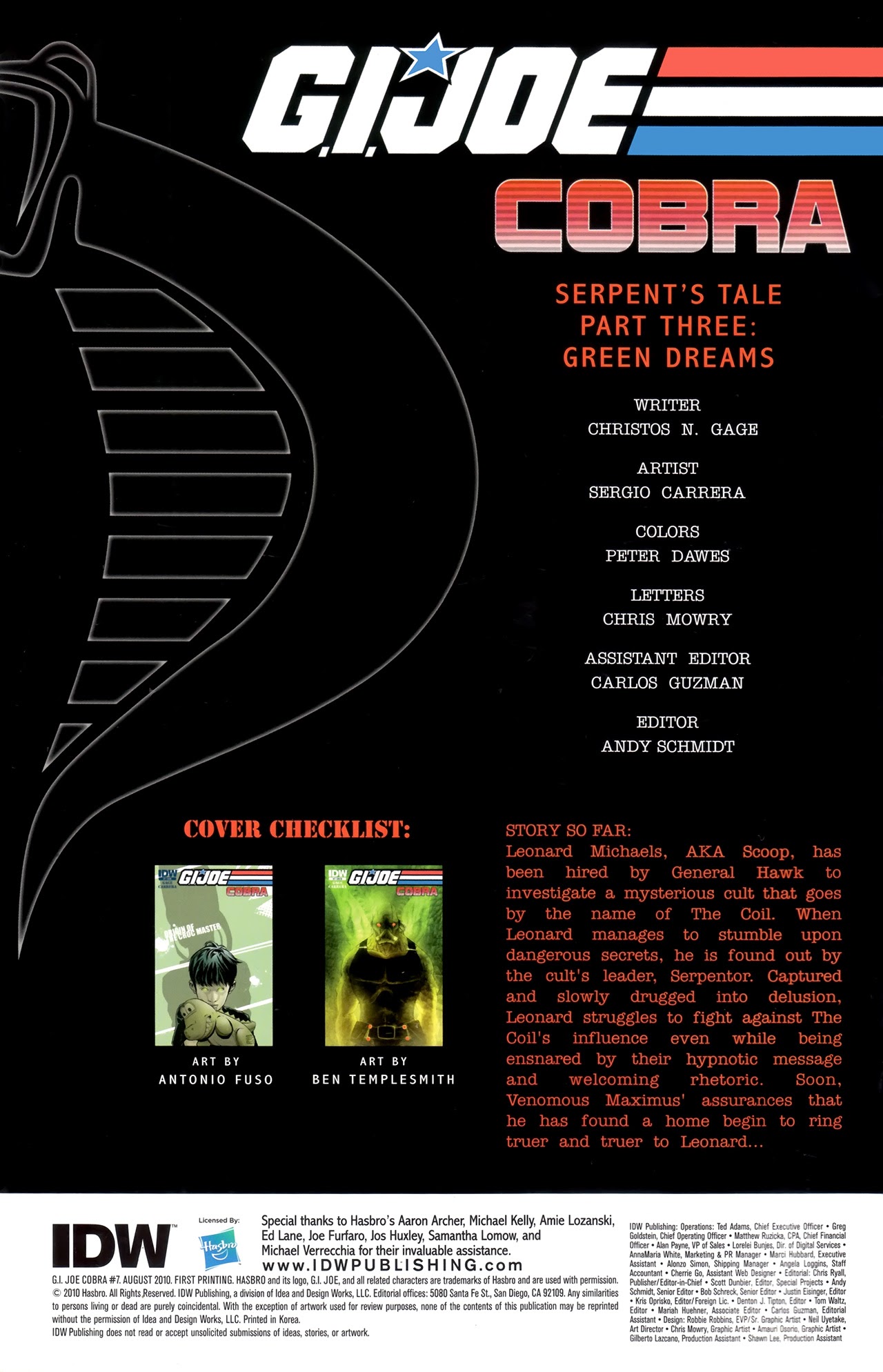 Read online G.I. Joe Cobra (2010) comic -  Issue #7 - 2