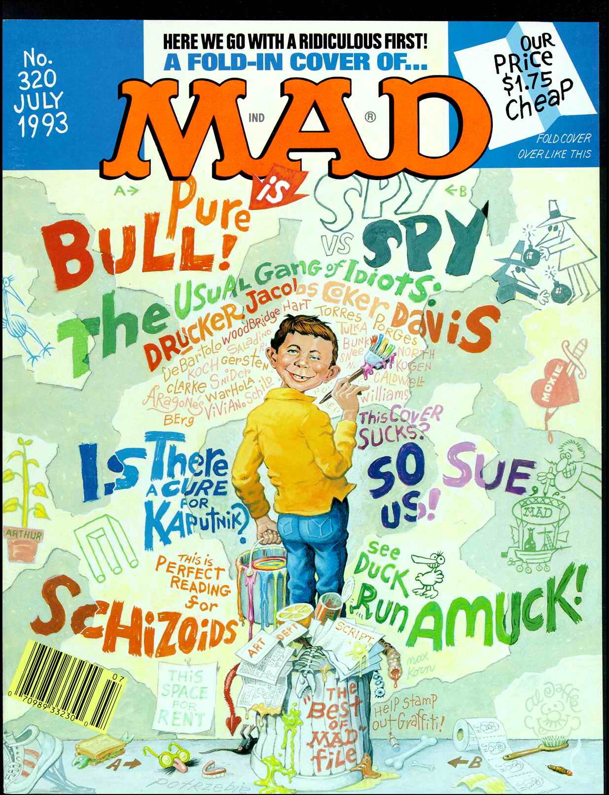 Read online MAD comic -  Issue #320 - 1