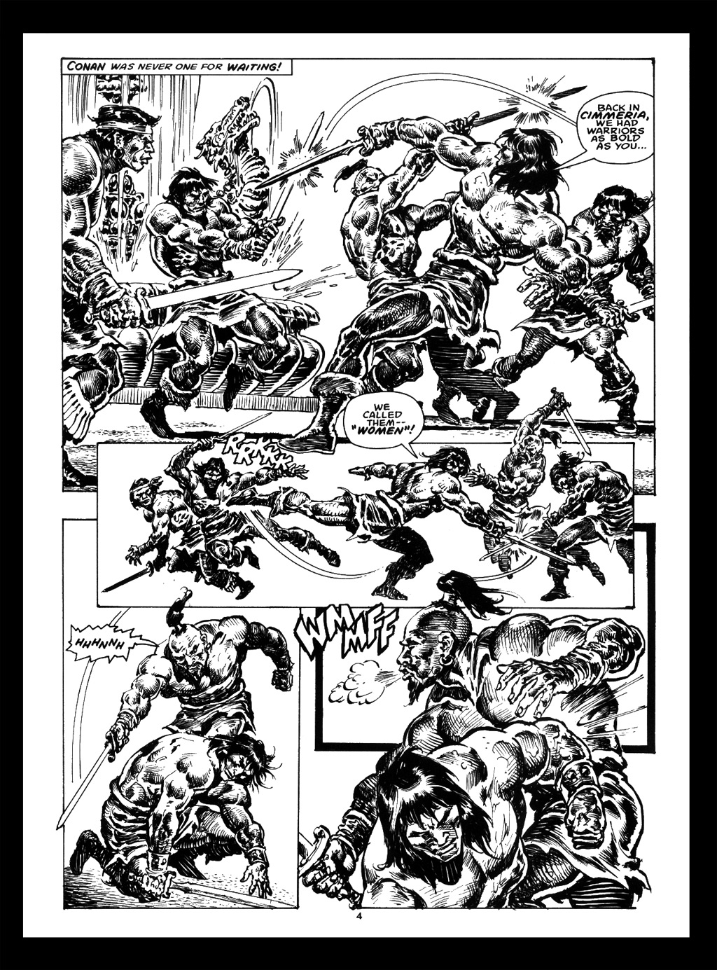 Read online The Savage Sword Of Conan comic -  Issue #214 - 5