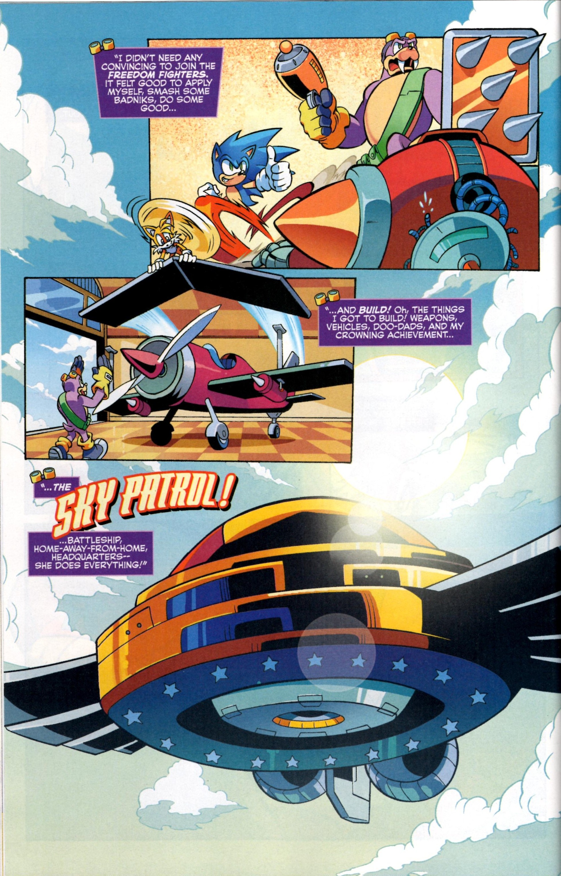 Read online Free Comic Book Day 2014 comic -  Issue # Archie Sonic the Hedgehog - Sonic Comic Origins - 11