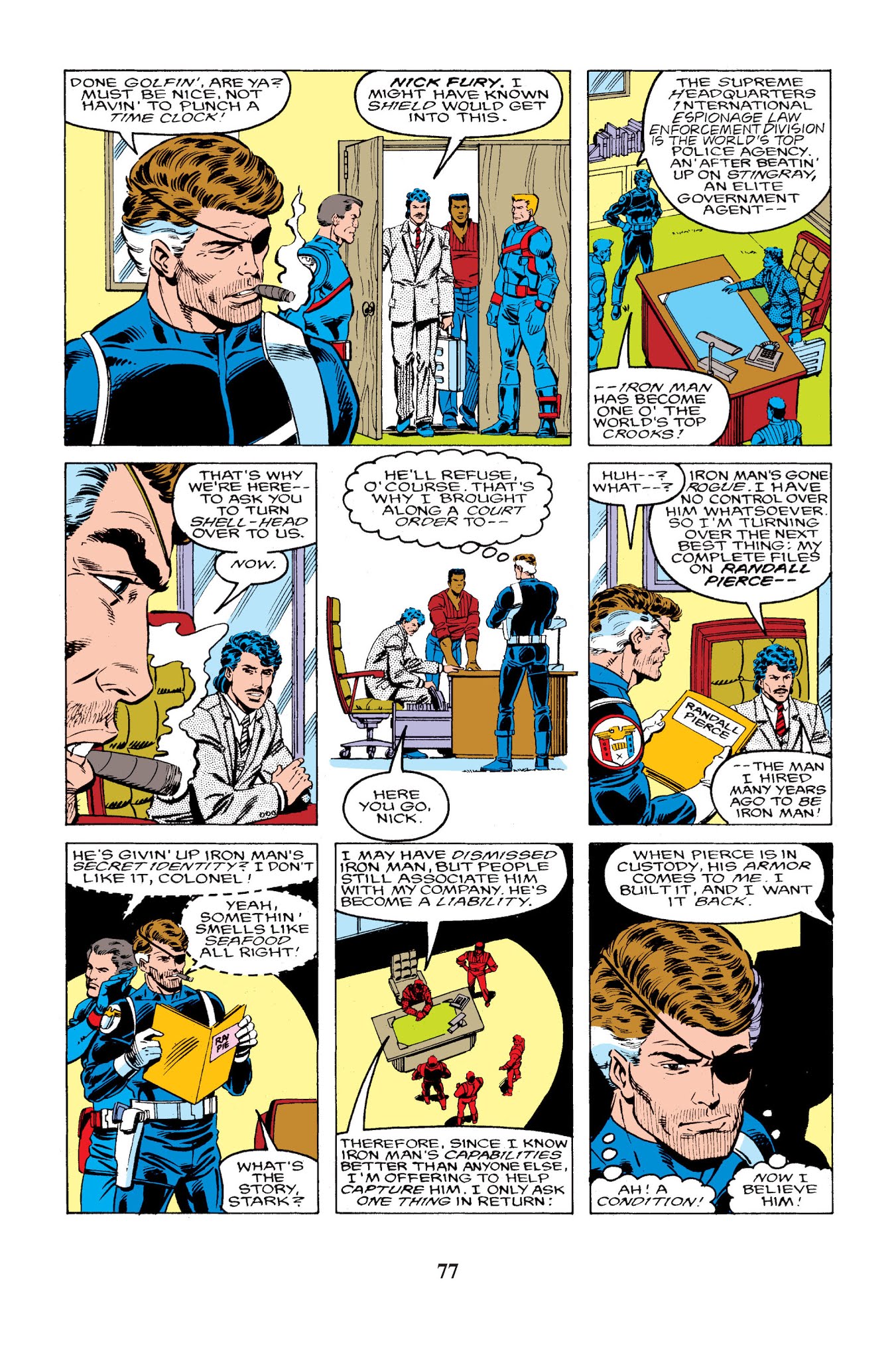 Read online Iron Man Epic Collection comic -  Issue # Stark Wars (Part 4) - 9