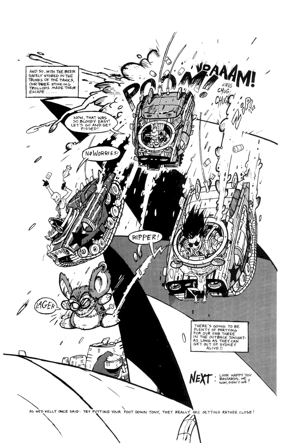 Read online Tank Girl (1991) comic -  Issue #2 - 28