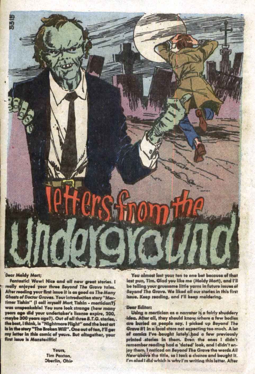 Read online Beyond the Grave (1975) comic -  Issue #5 - 31
