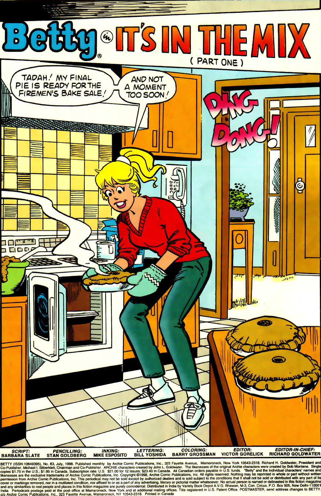 Read online Betty comic -  Issue #63 - 2