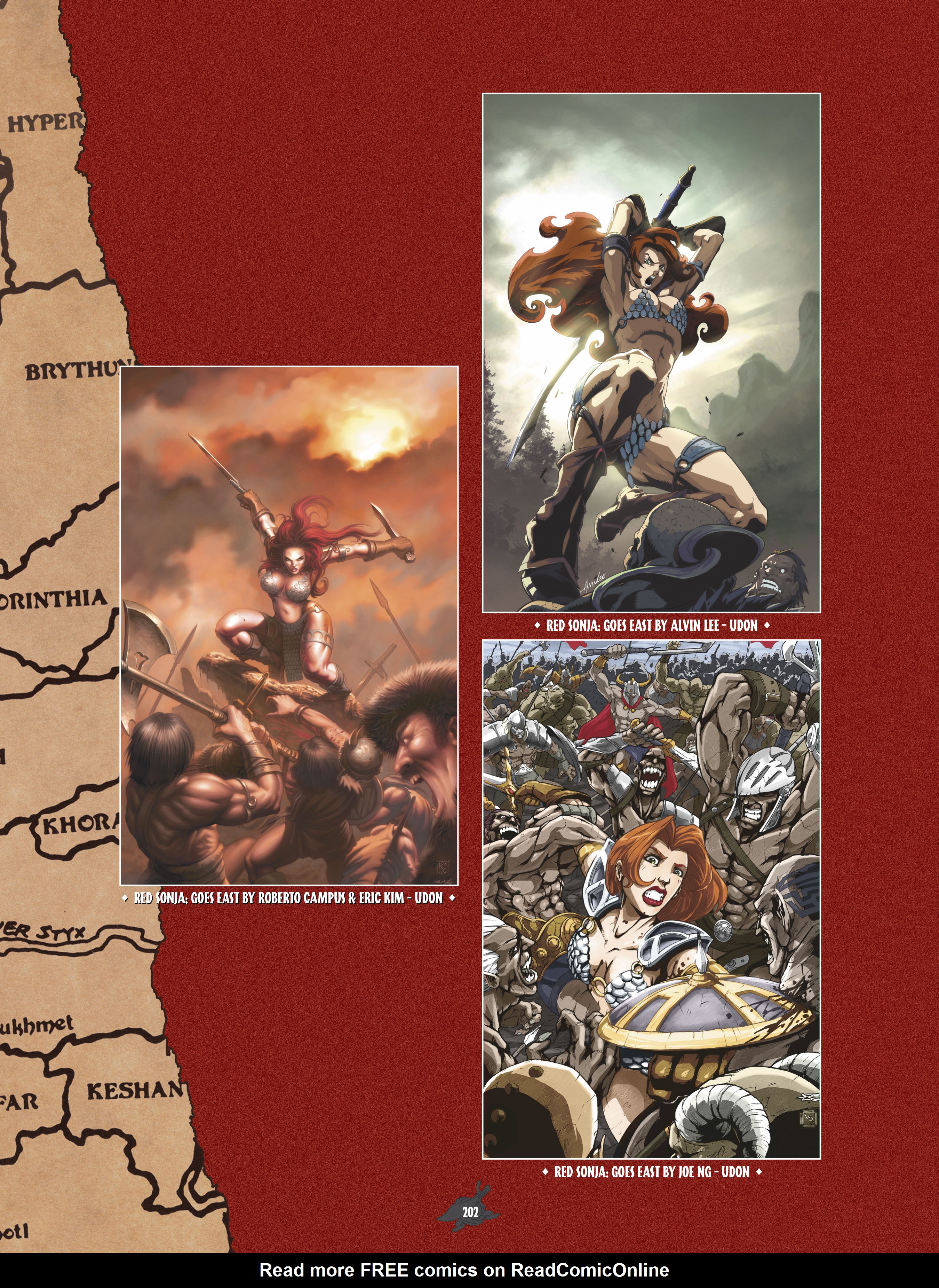Read online The Art of Red Sonja comic -  Issue # TPB 1 (Part 2) - 94