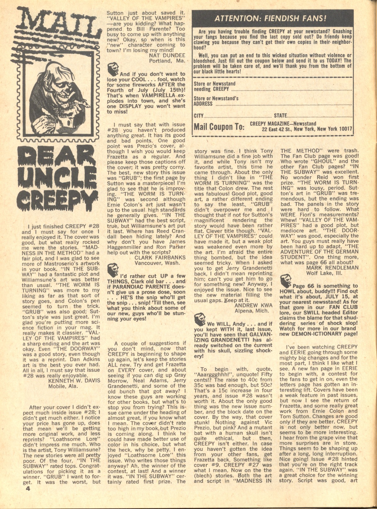 Creepy (1964) Issue #30 #30 - English 4