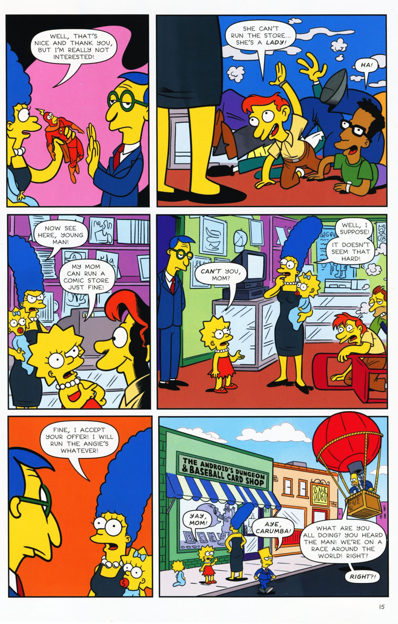 Read online Bongo Comics presents Comic Book Guy: The Comic Book comic -  Issue #2 - 17