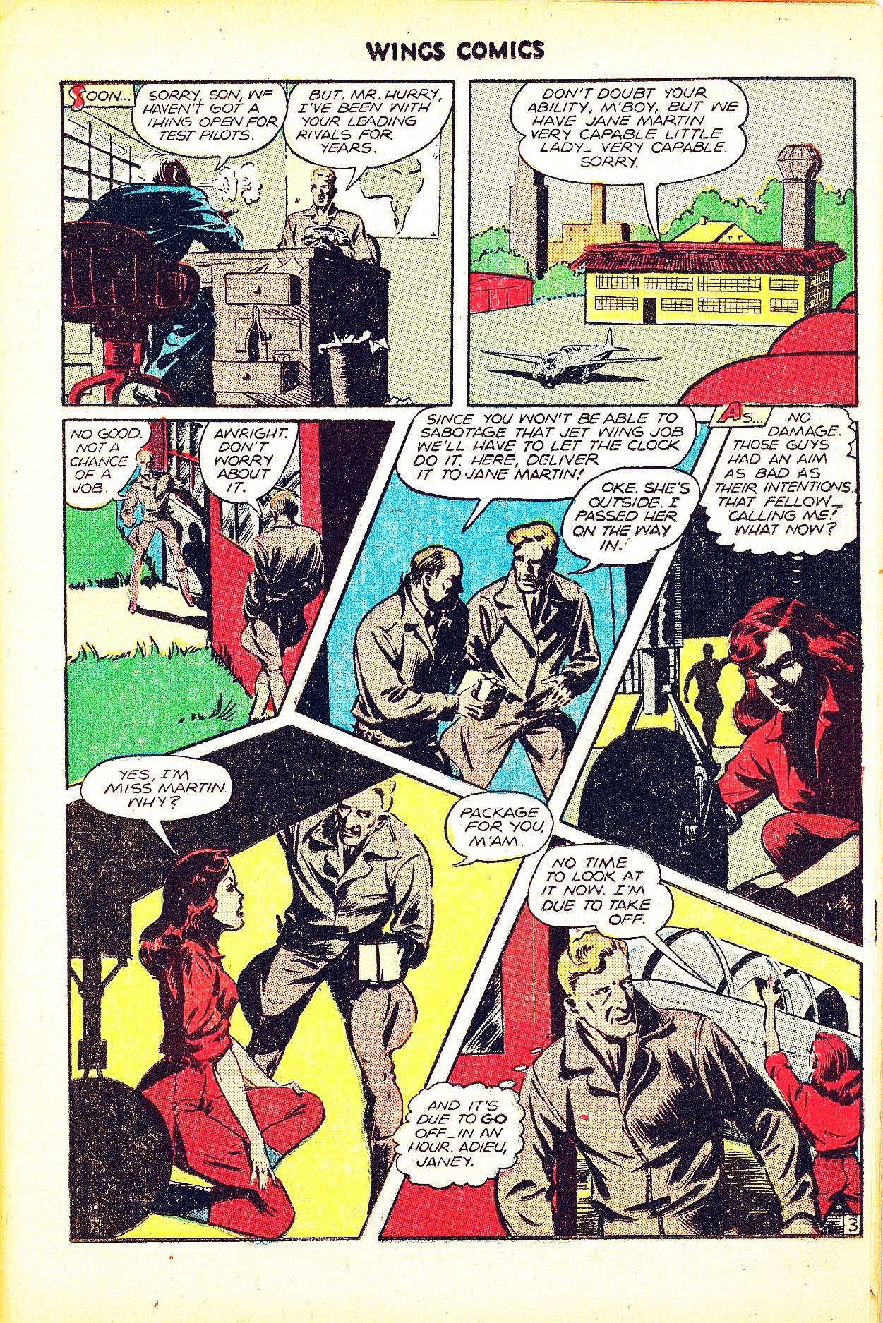 Read online Wings Comics comic -  Issue #75 - 15
