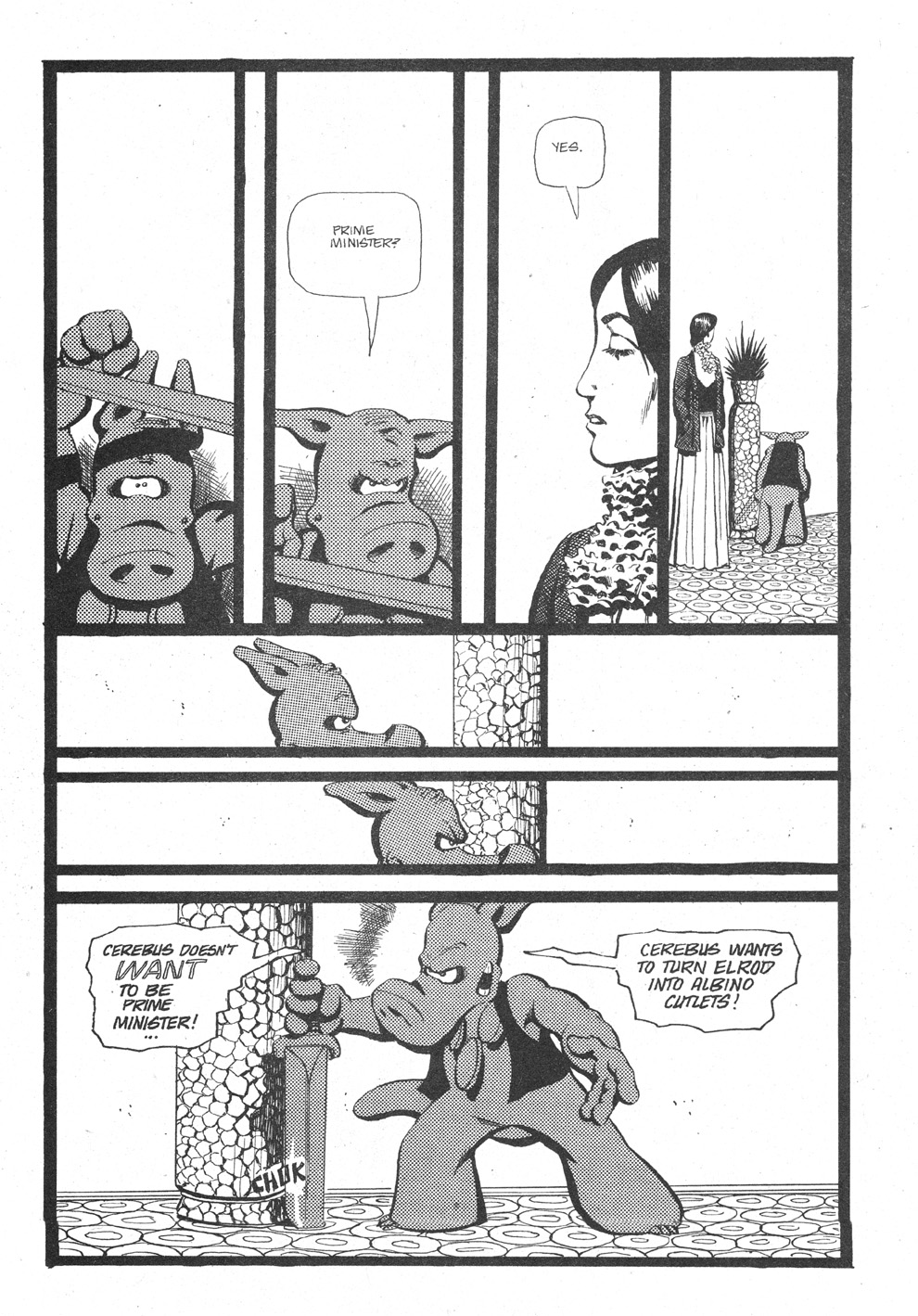 Read online Cerebus comic -  Issue #38 - 19