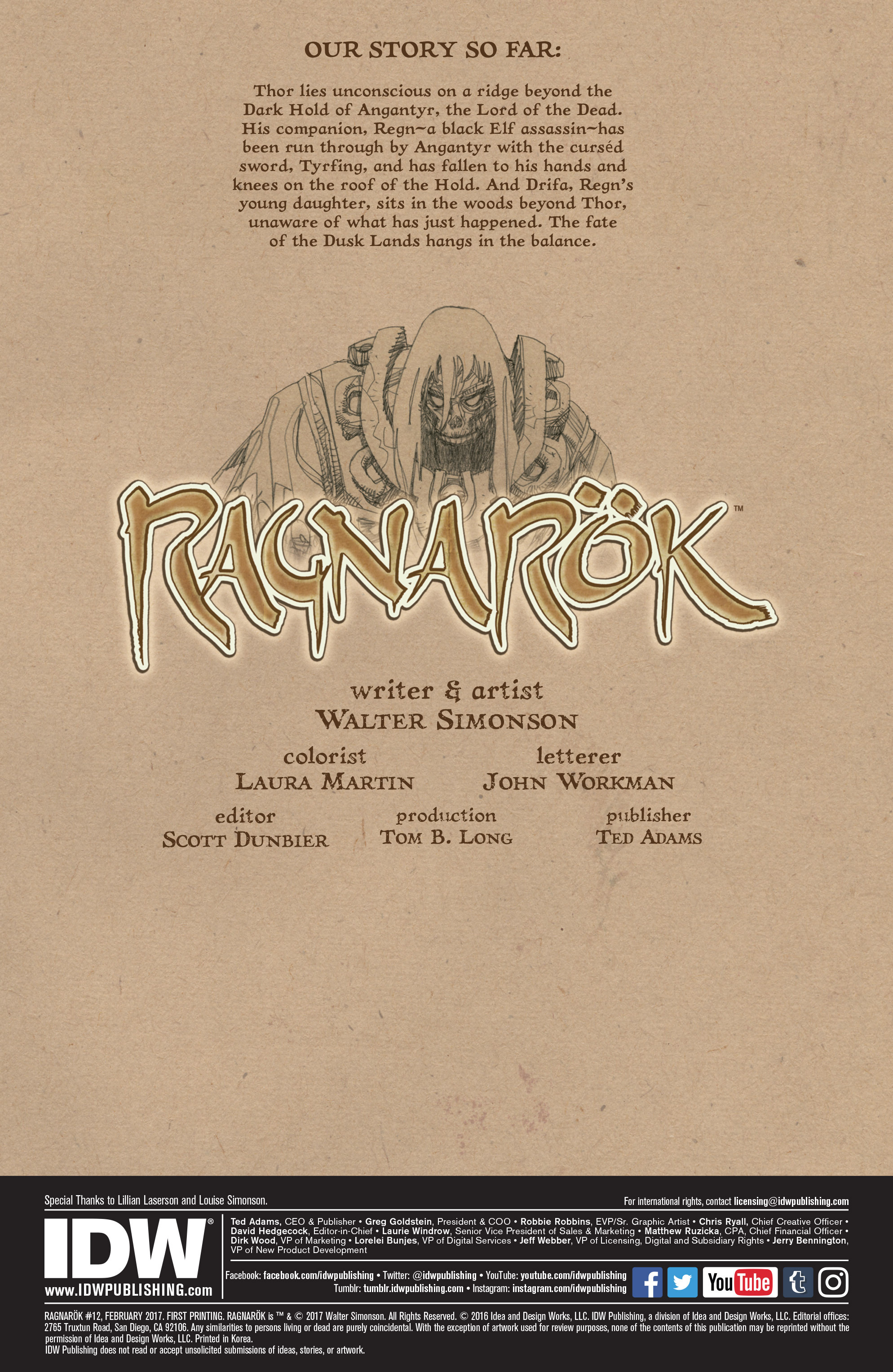 Read online Ragnarok comic -  Issue #12 - 2