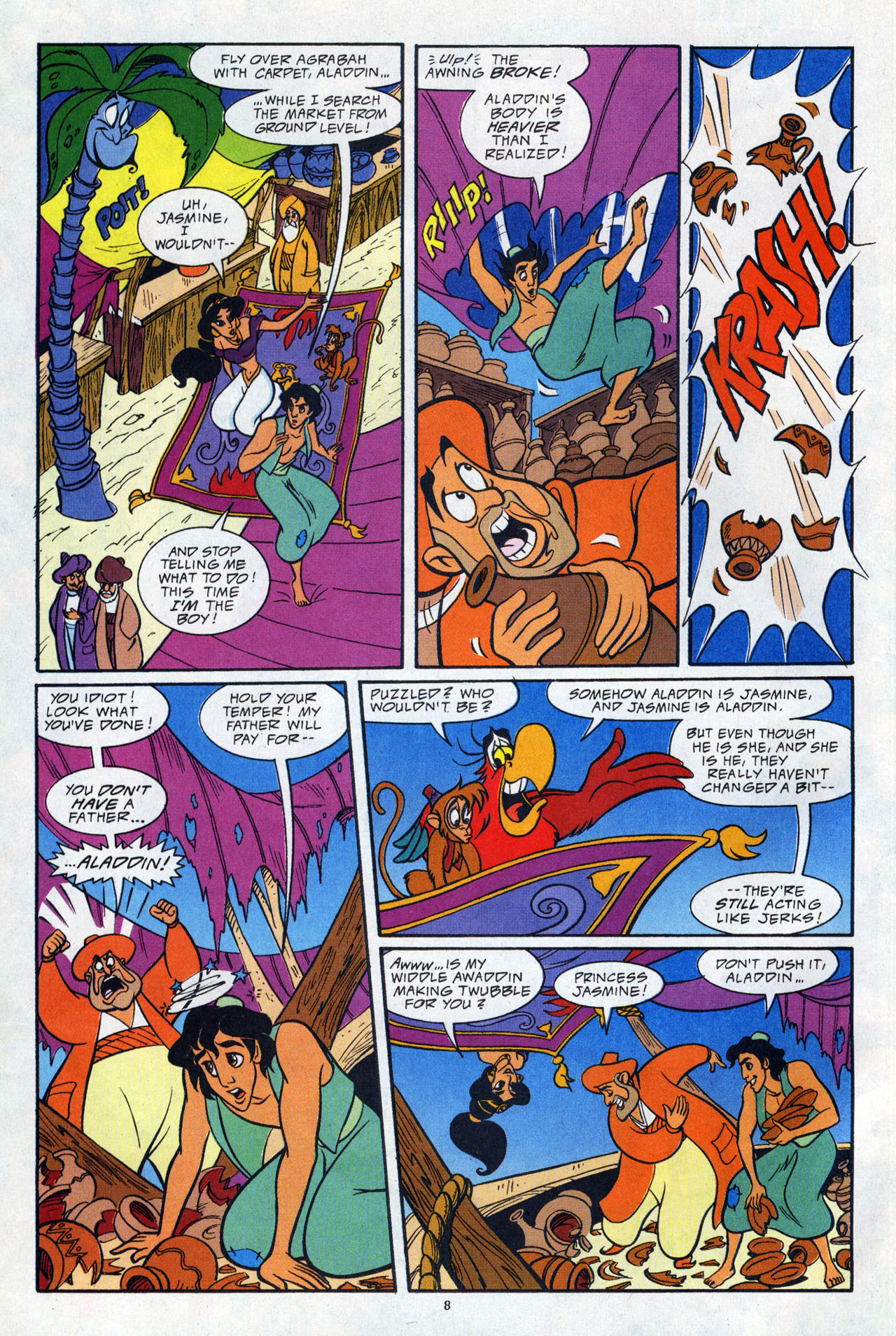 Read online Disney's Aladdin comic -  Issue #8 - 10