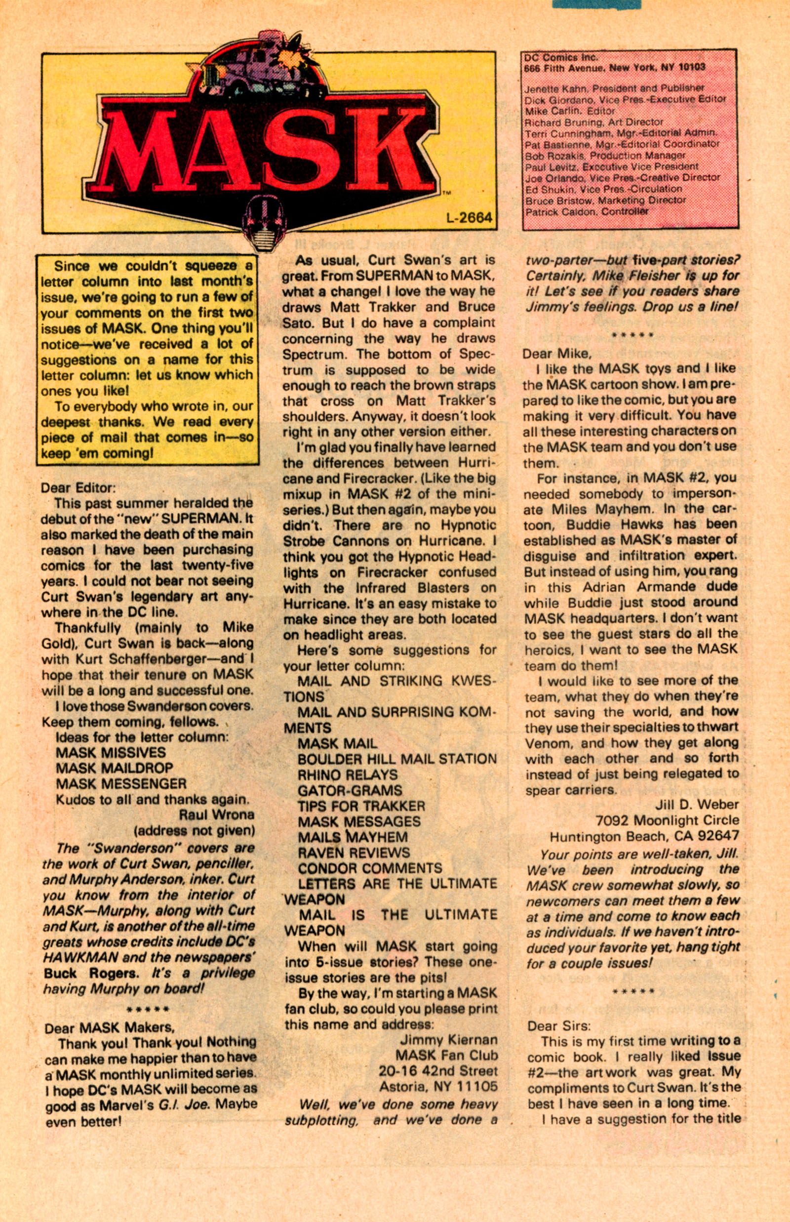 Read online MASK (1987) comic -  Issue #5 - 33