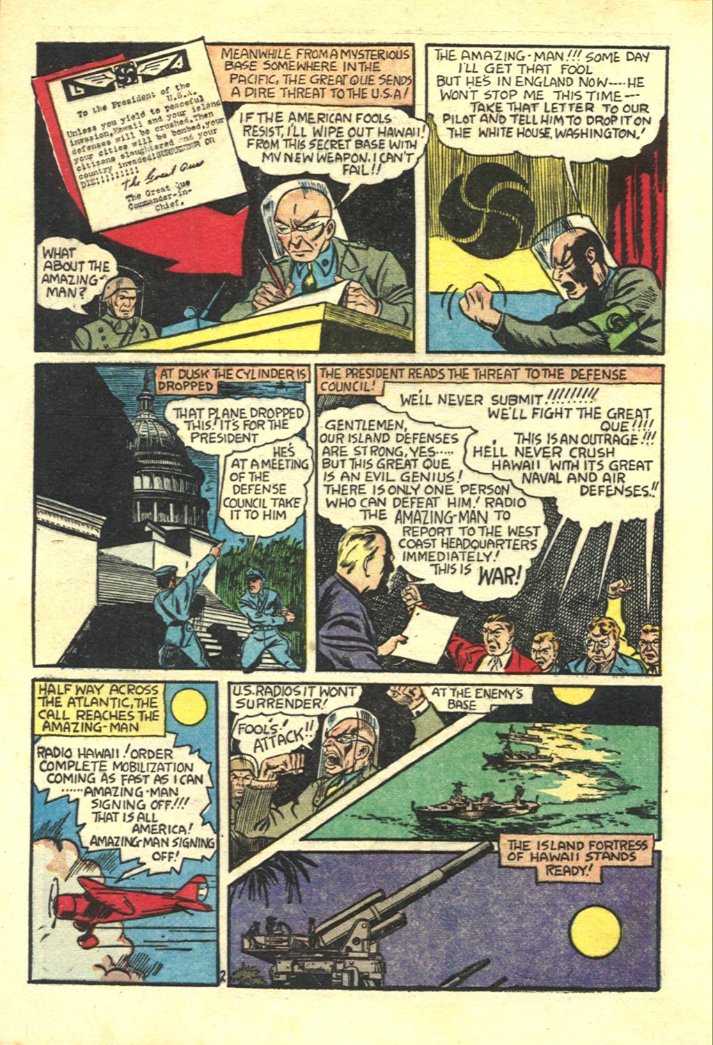 Read online Stars and Stripes Comics comic -  Issue #3 - 4